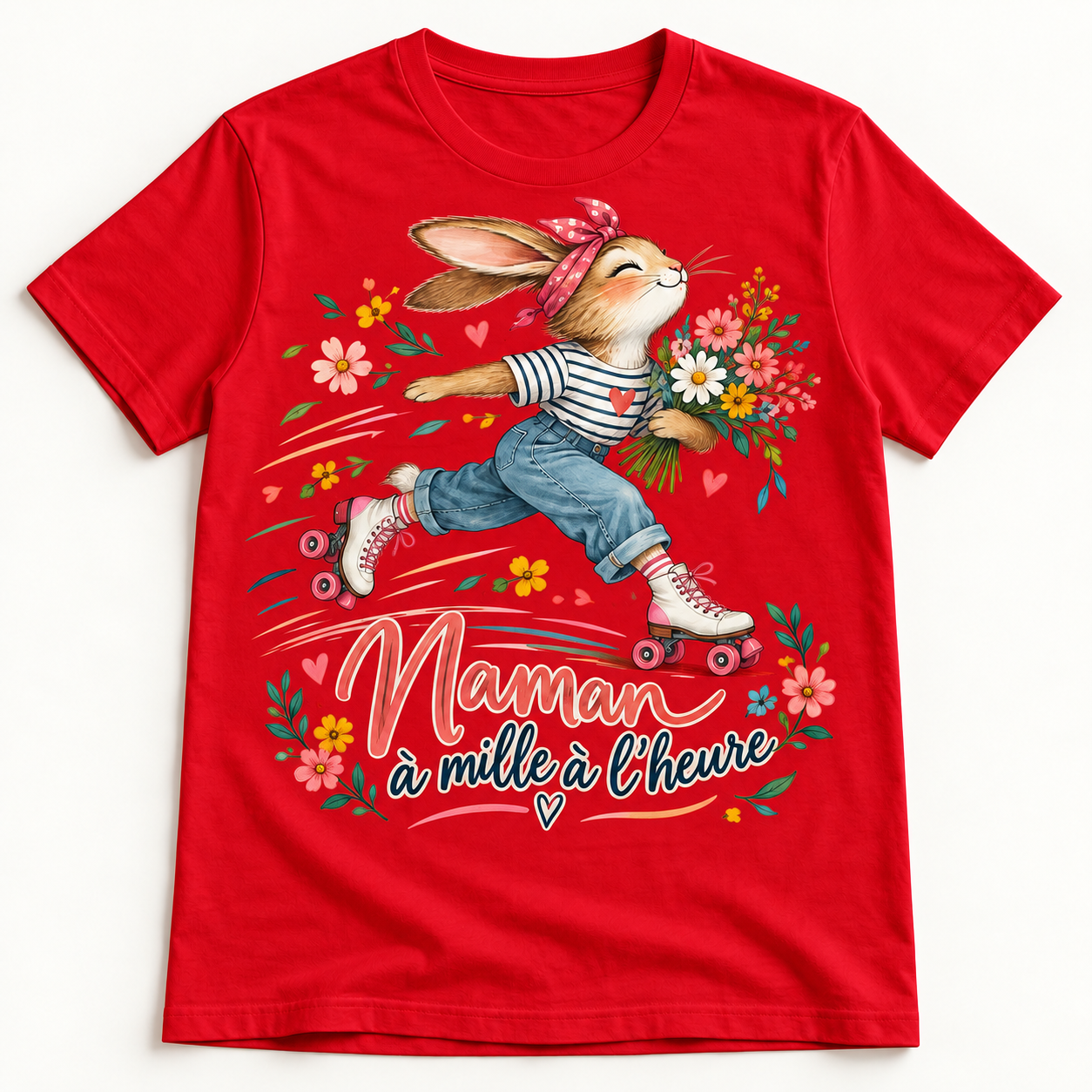 T-shirt Maman à mille à l’heure – Image 3