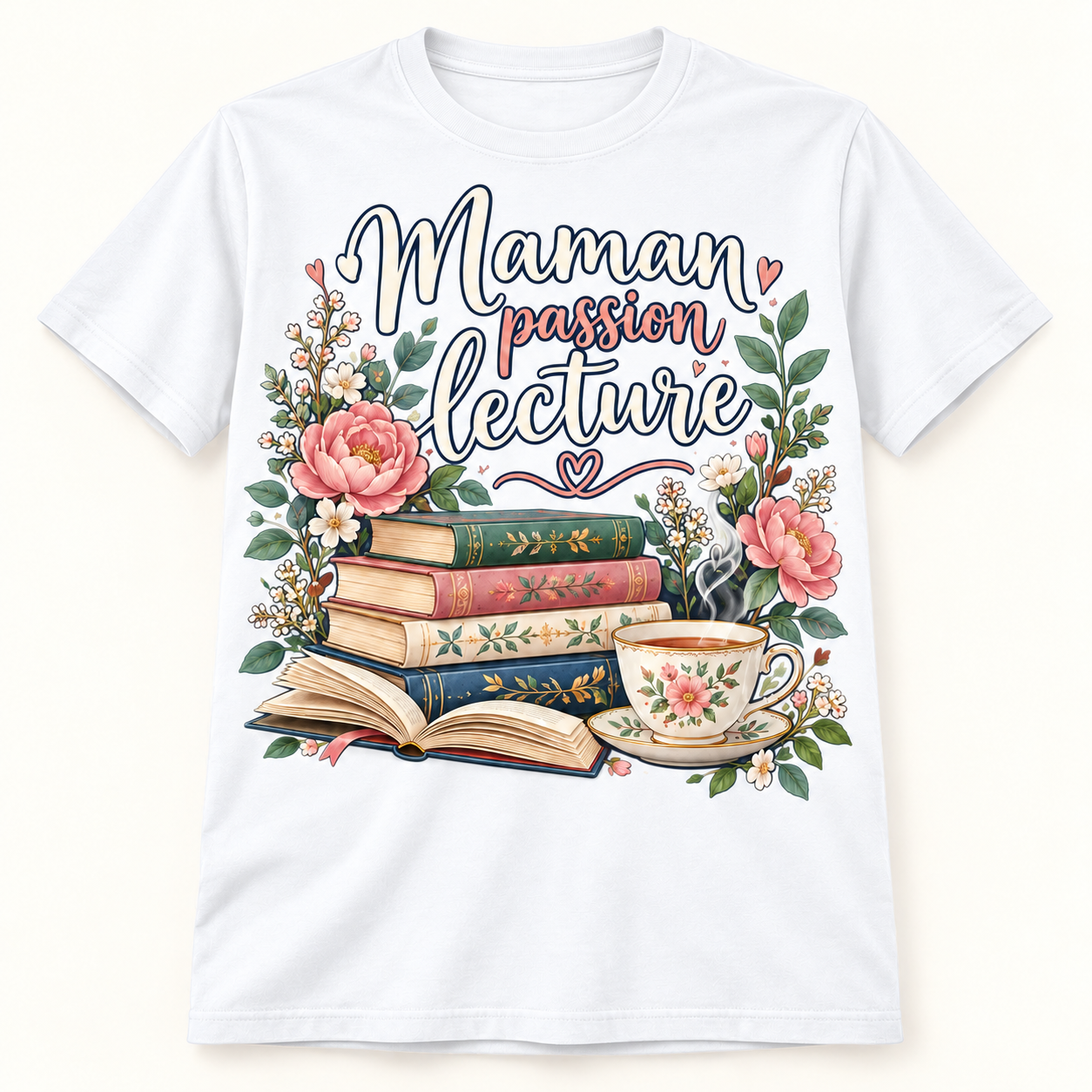 T-shirt Maman passion lecture – Image 2