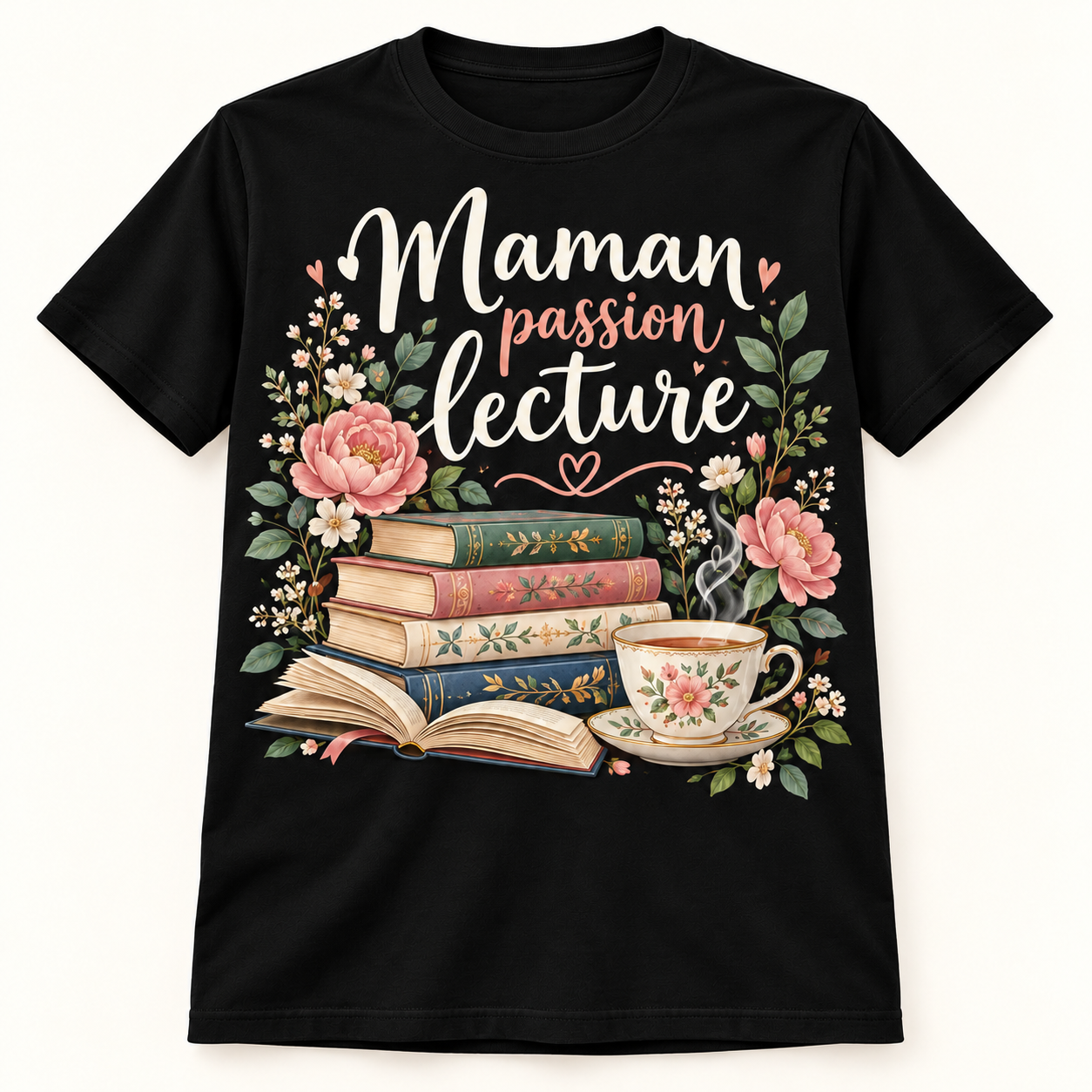 T-shirt Maman passion lecture – Image 3