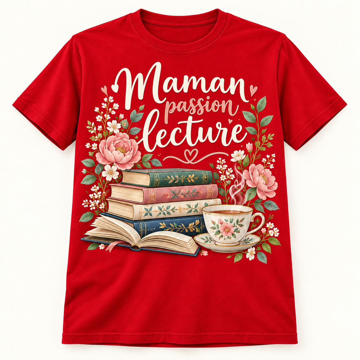 T-shirt Maman passion lecture – Image 4