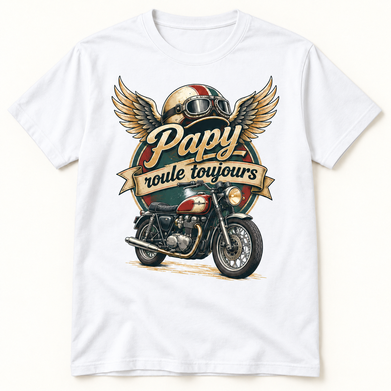 T-shirt Papy roule toujours – Image 2