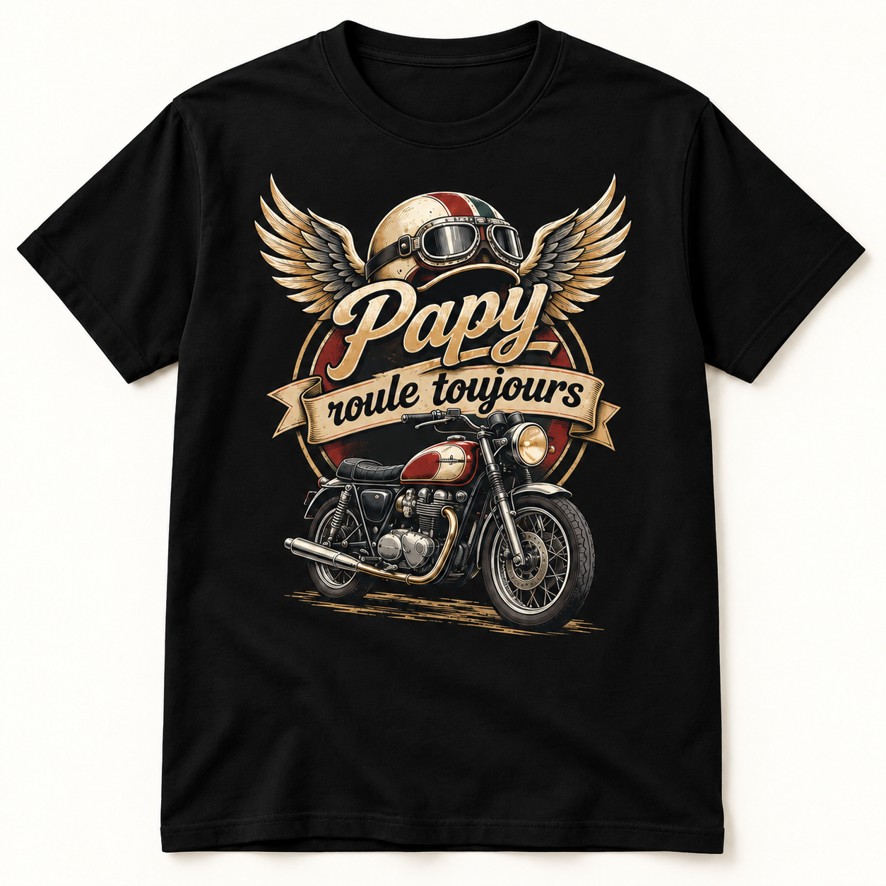 T-shirt Papy roule toujours – Image 3