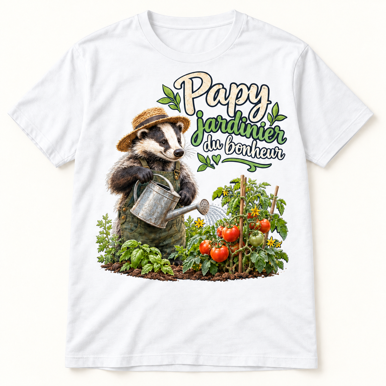 T-shirt Papy jardinier du bonheur – Image 2