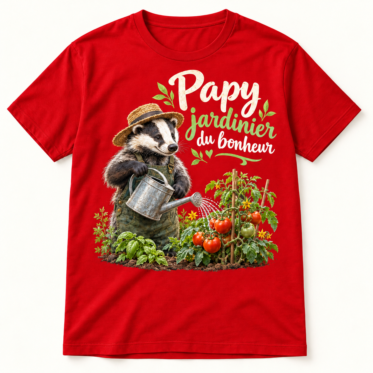 T-shirt Papy jardinier du bonheur – Image 3