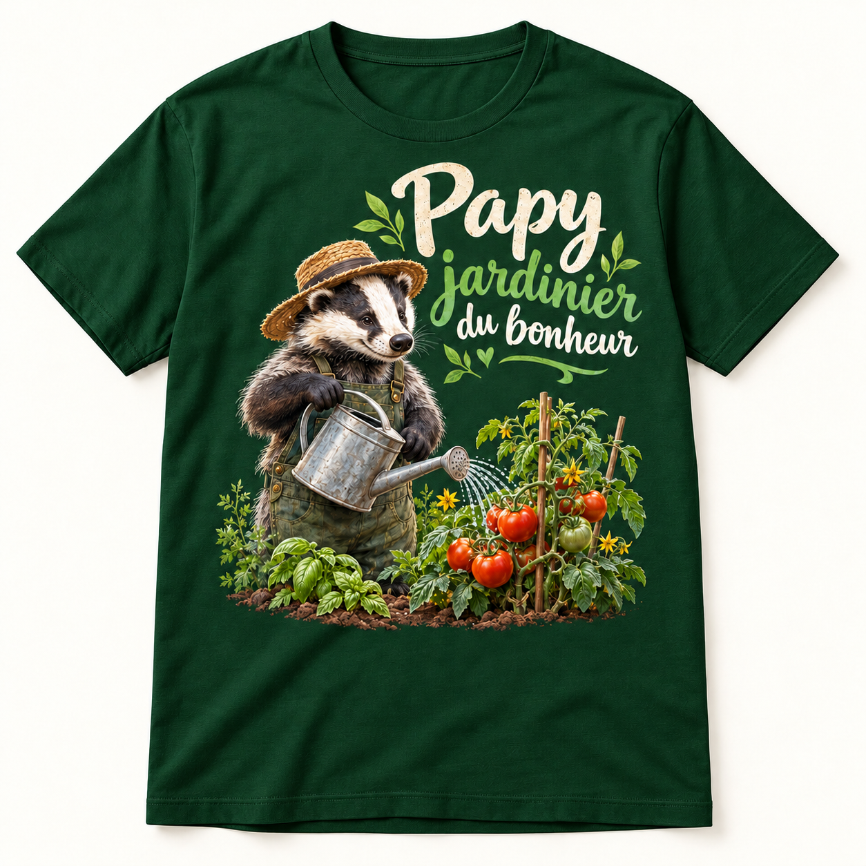 T-shirt Papy jardinier du bonheur – Image 4