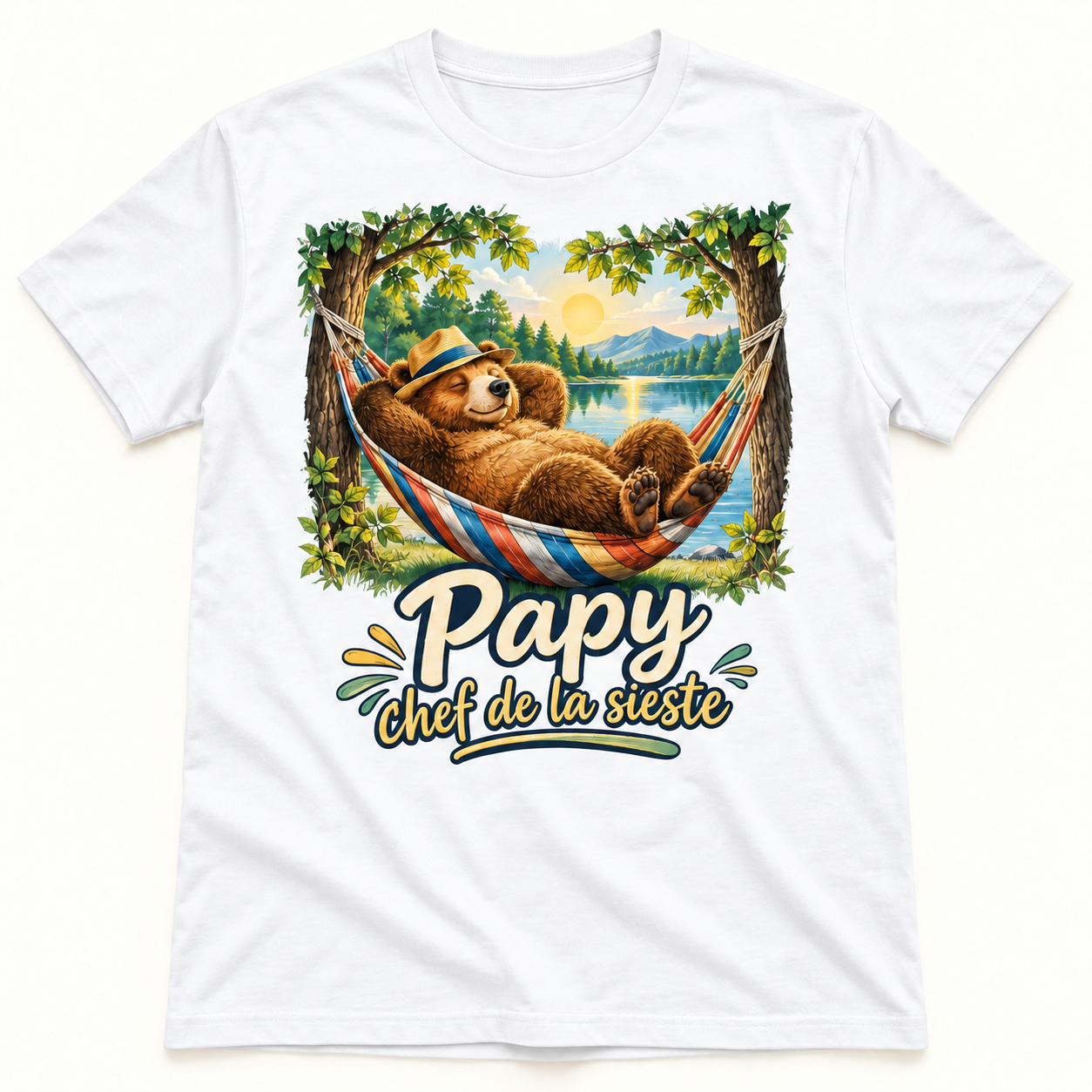 T-shirt Papy chef de la sieste – Image 2