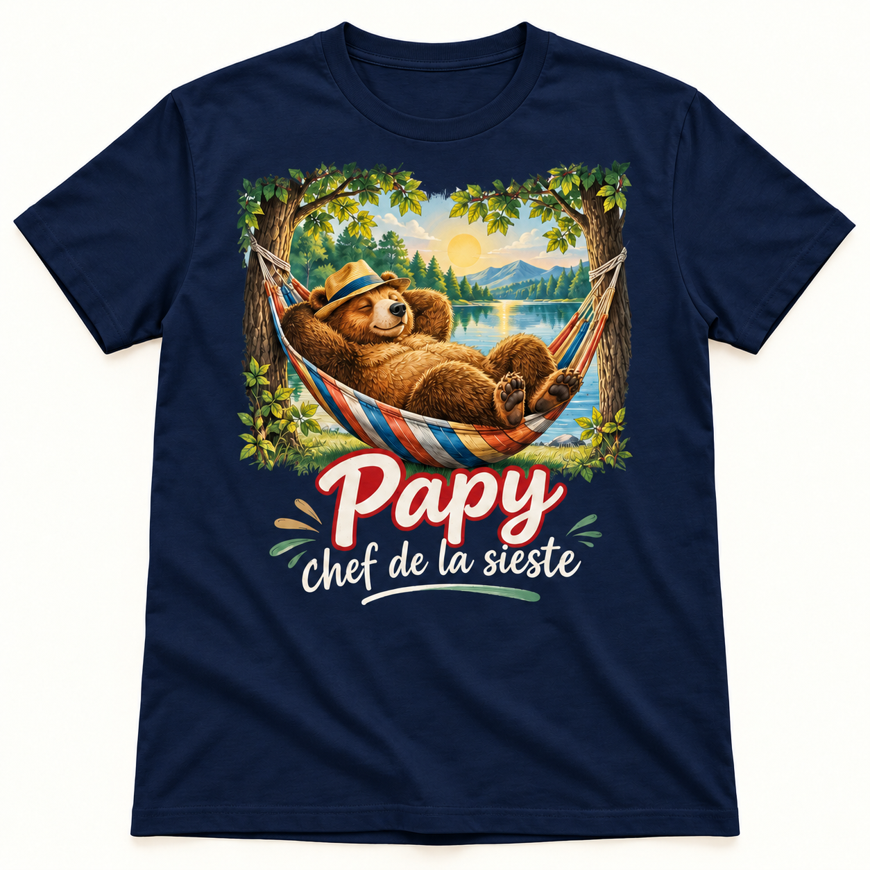 T-shirt Papy chef de la sieste – Image 5