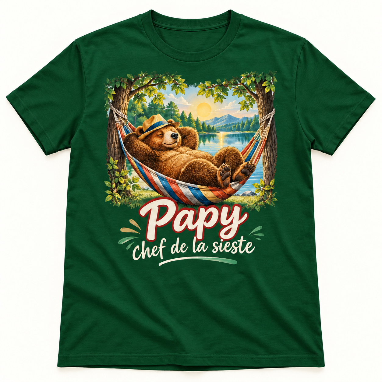 T-shirt Papy chef de la sieste – Image 4