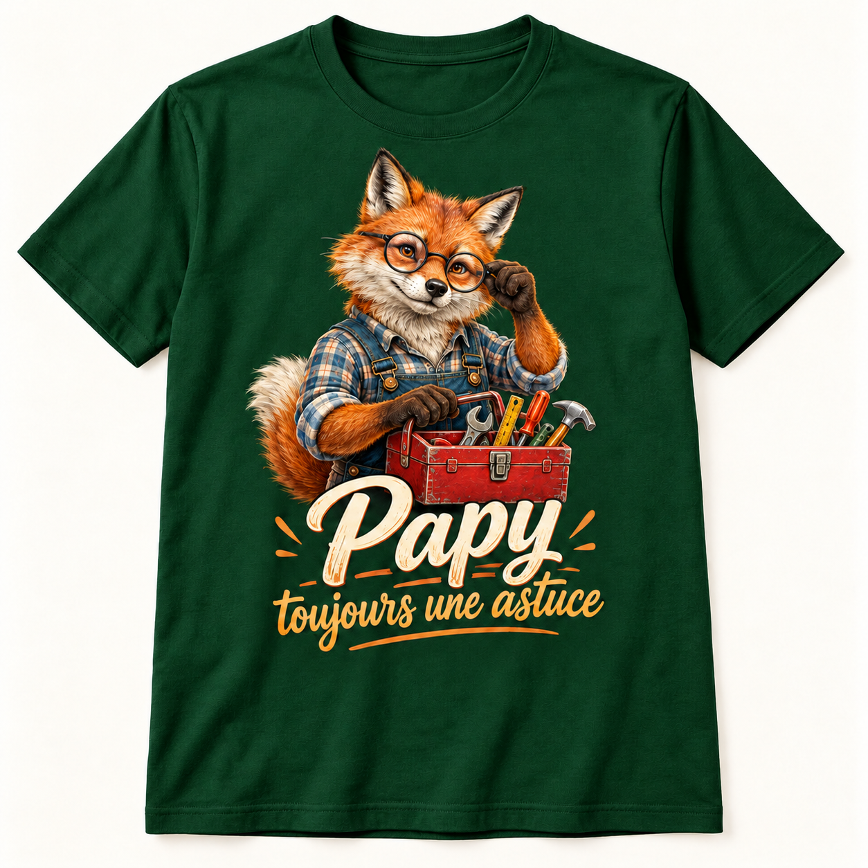 T-shirt Papy toujours une astuce – Image 4