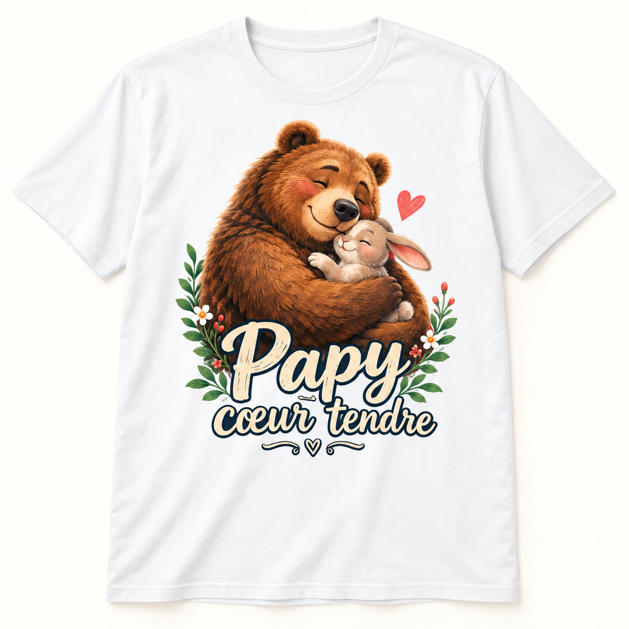 T-shirt Papy cœur tendre – Image 2