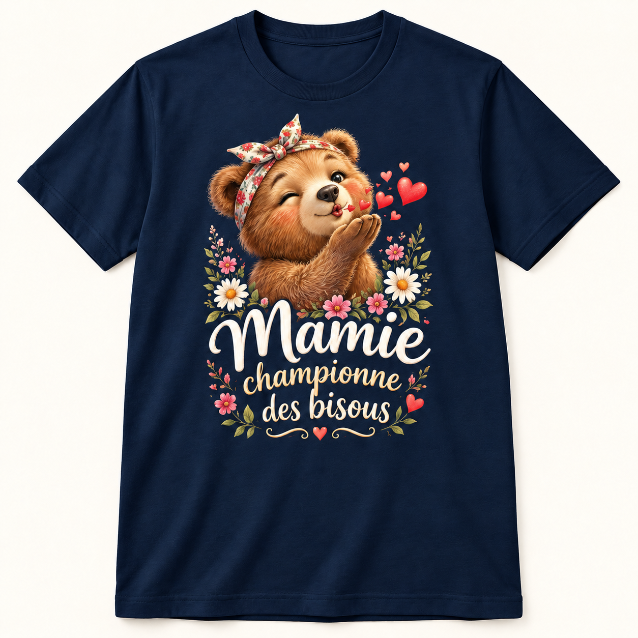 T-shirt Mamie championne des bisous – Image 5