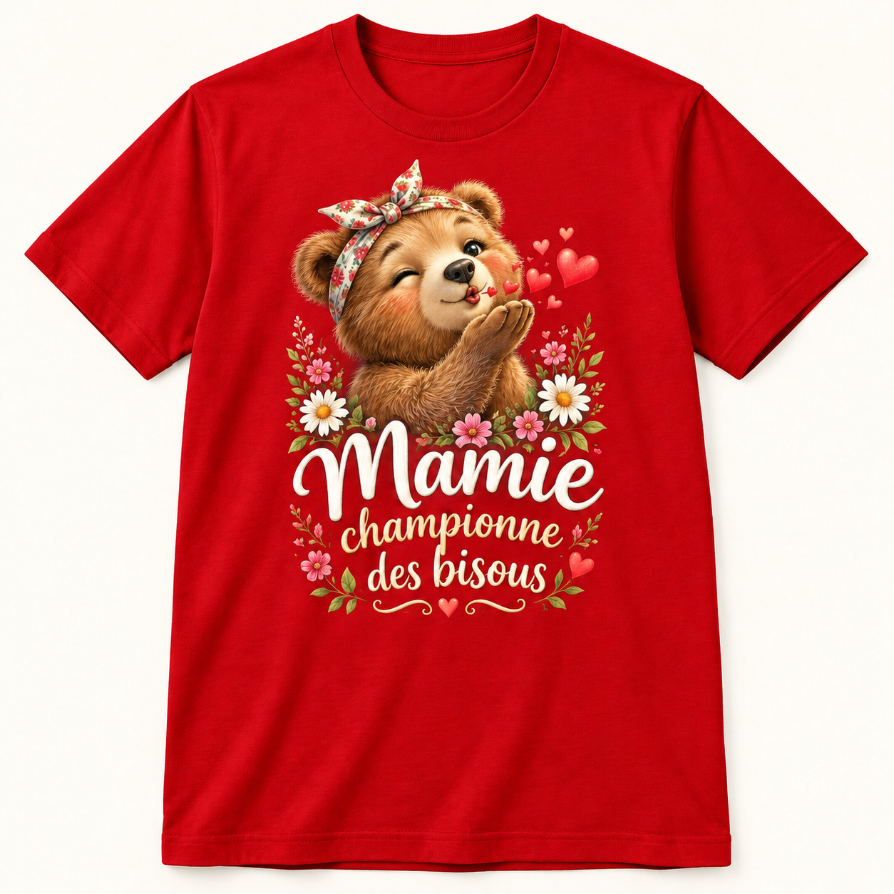 T-shirt Mamie championne des bisous – Image 4