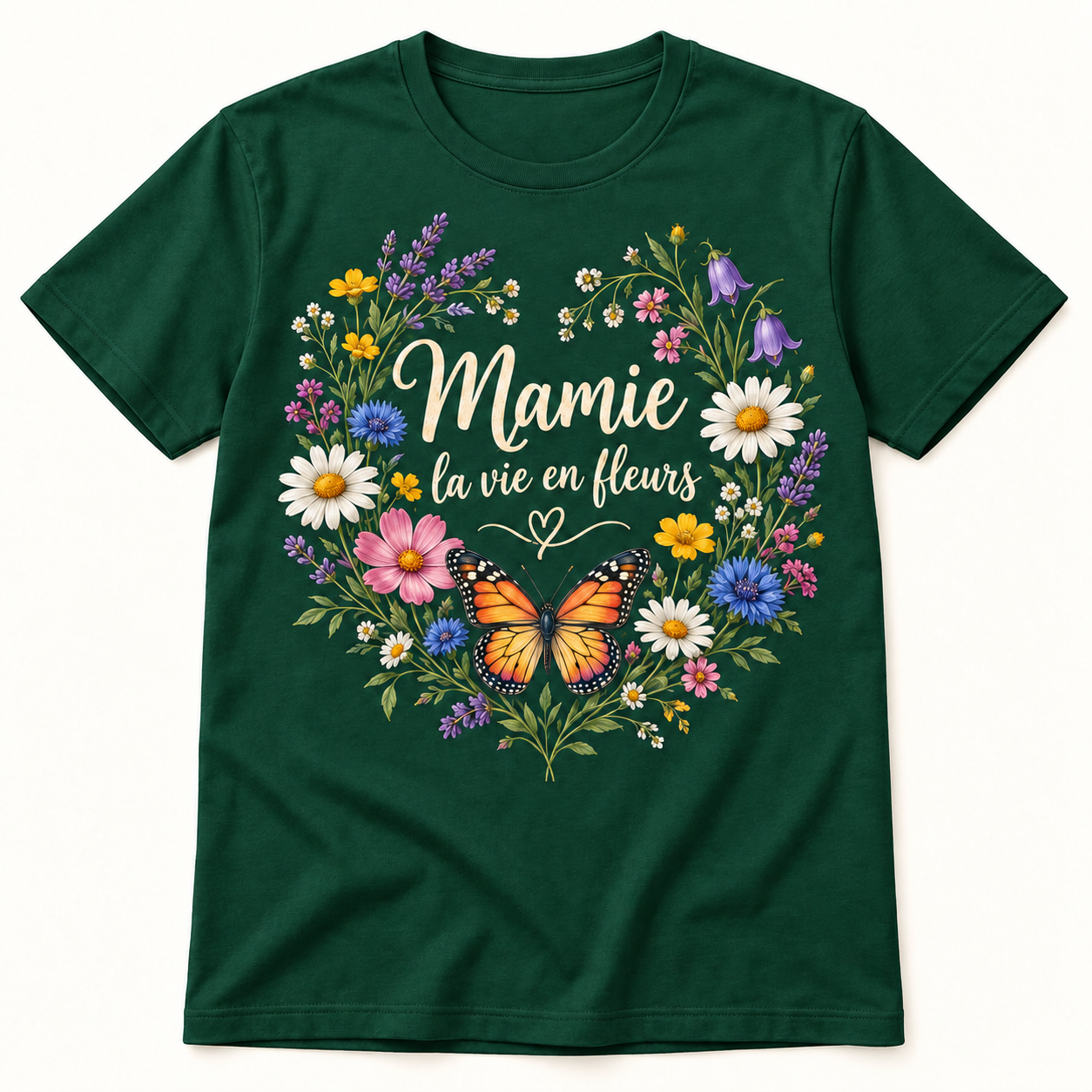 T-shirt Mamie la vie en fleurs – Image 5