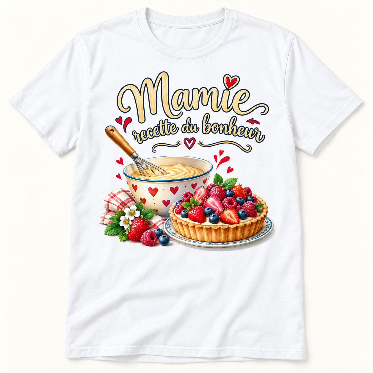 T-shirt Mamie recette du bonheur – Image 2