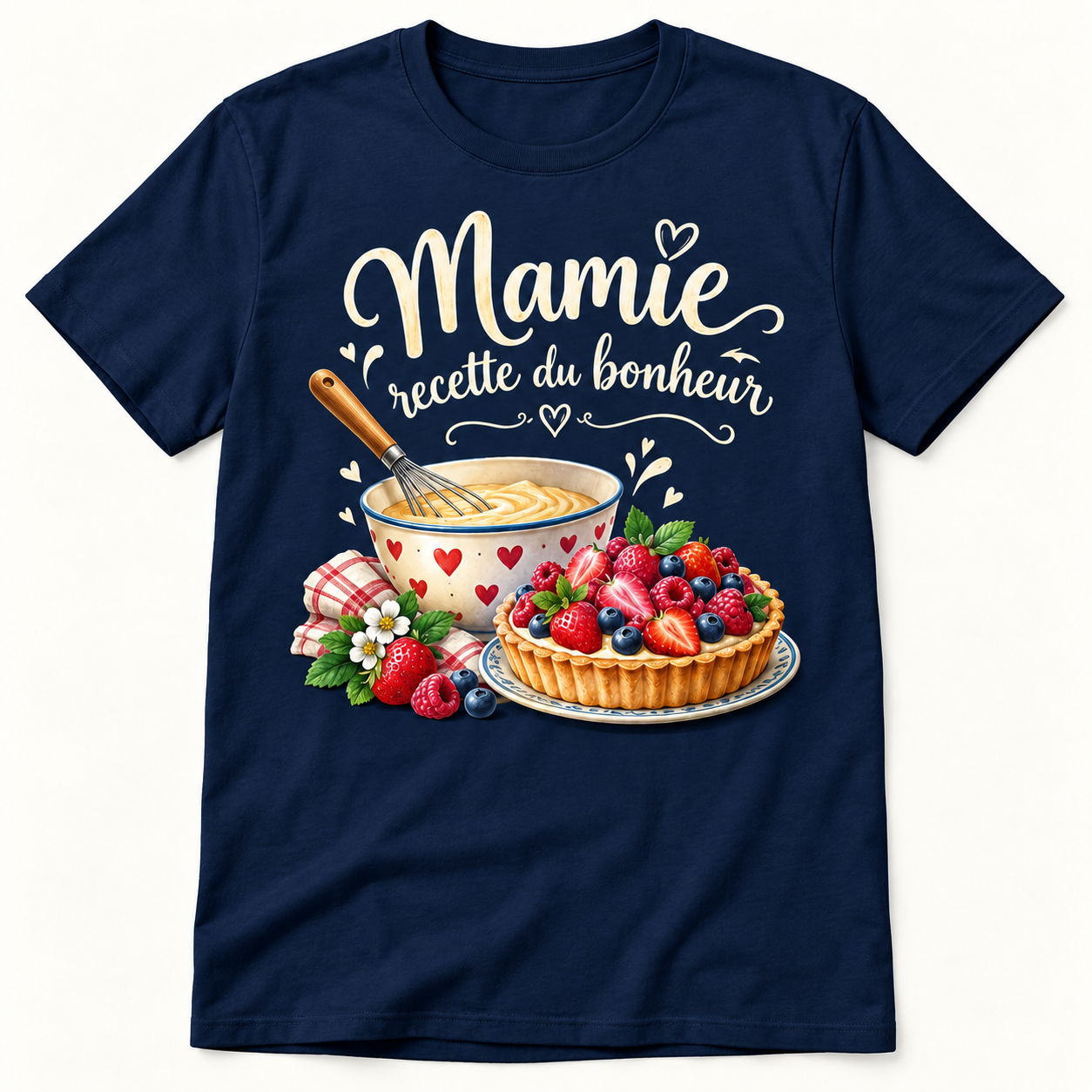 T-shirt Mamie recette du bonheur – Image 5