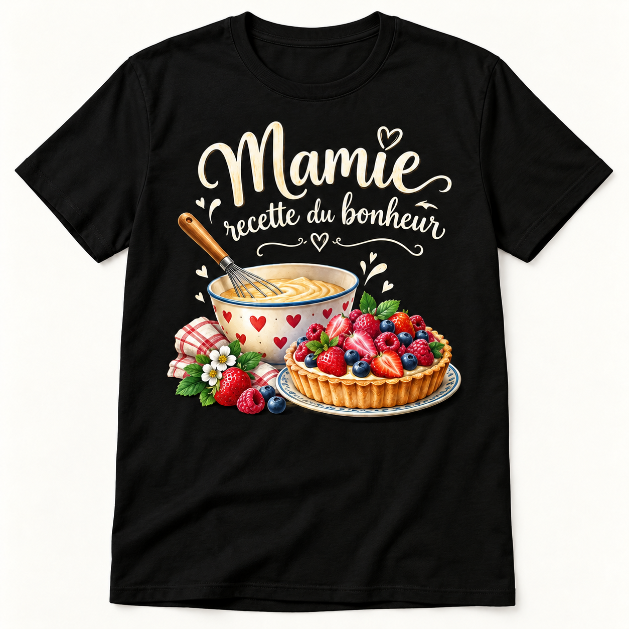 T-shirt Mamie recette du bonheur – Image 3