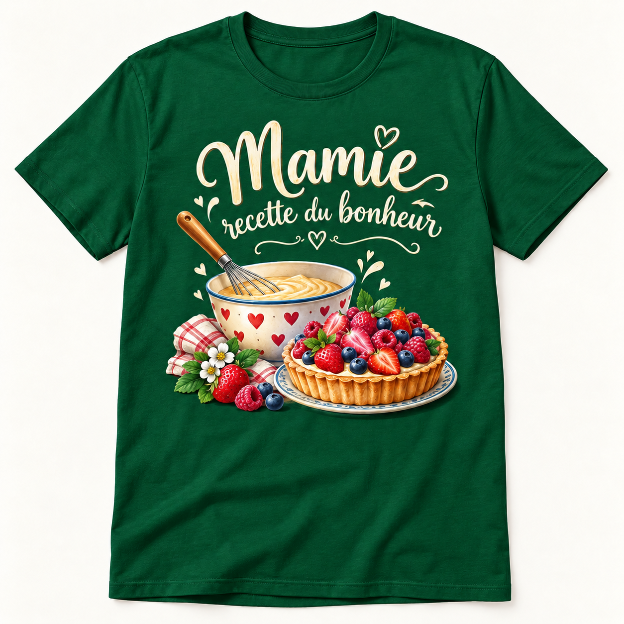 T-shirt Mamie recette du bonheur – Image 4