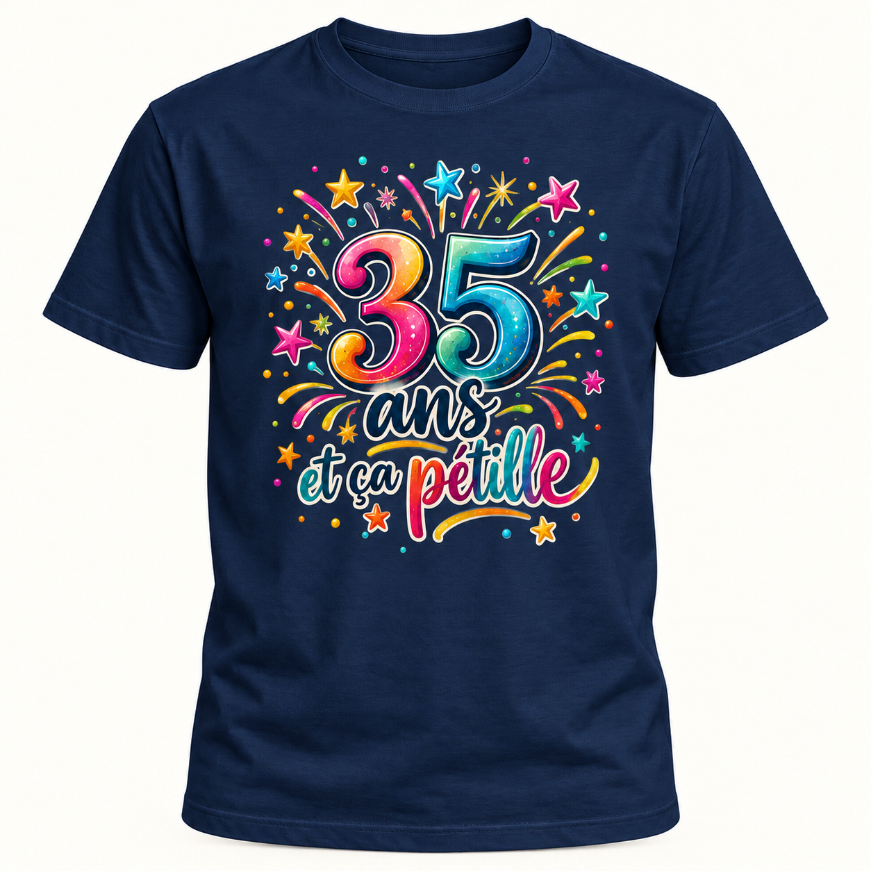 T-shirt 35 ans et ça pétille – Image 5