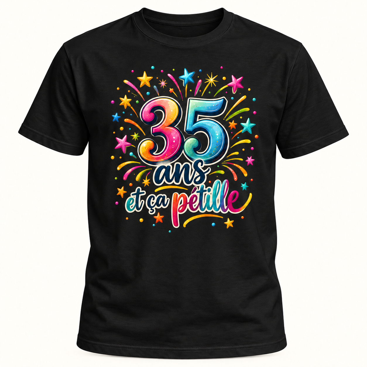 T-shirt 35 ans et ça pétille – Image 2