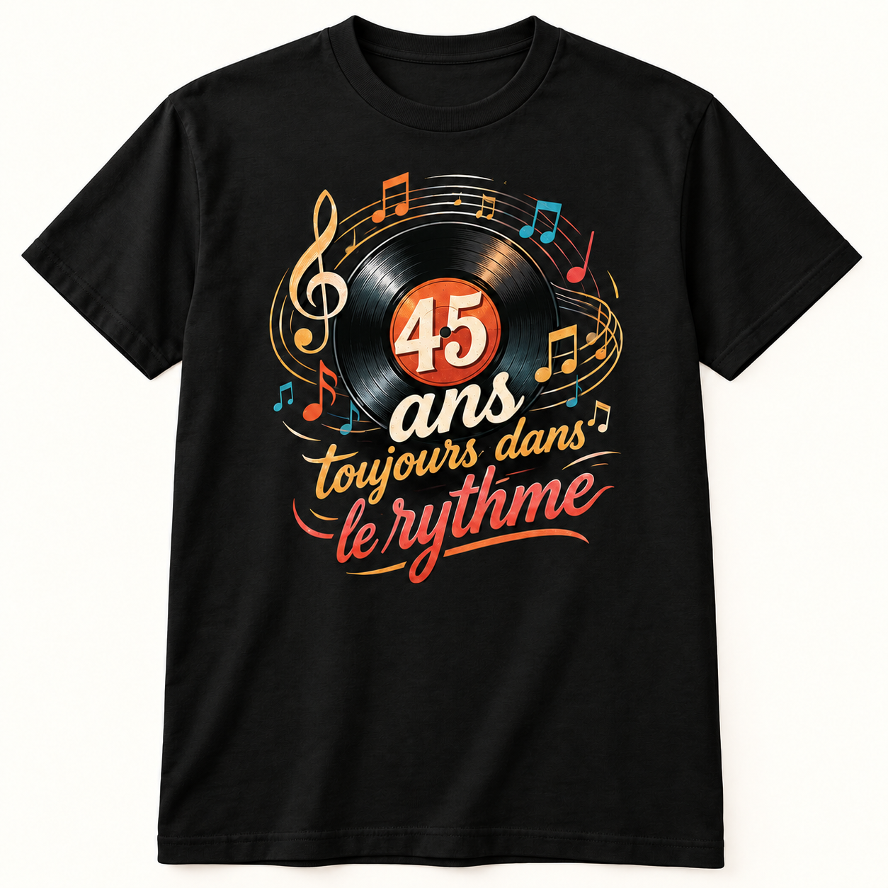 T-shirt 45 ans toujours dans le rythme – Image 3