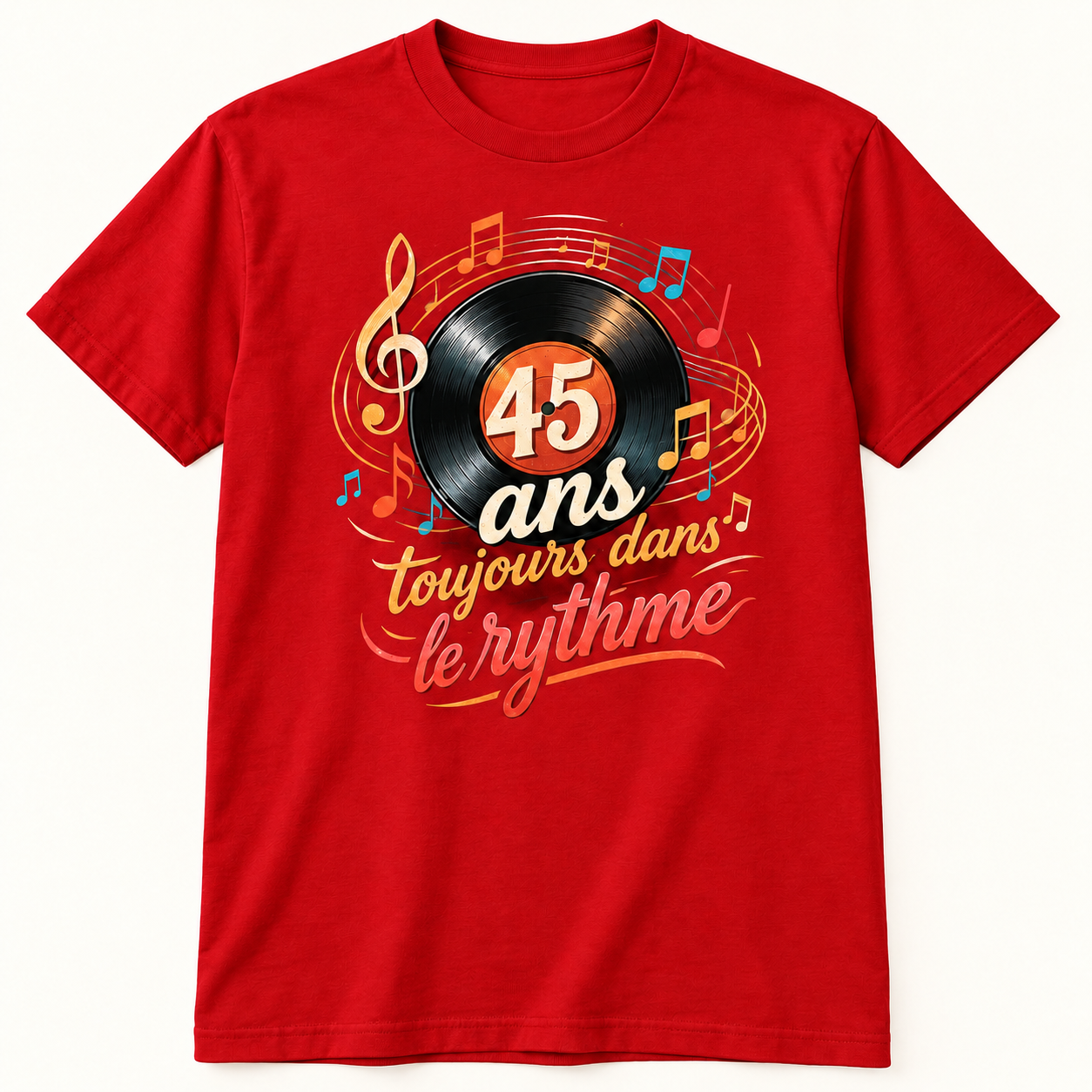 T-shirt 45 ans toujours dans le rythme – Image 4