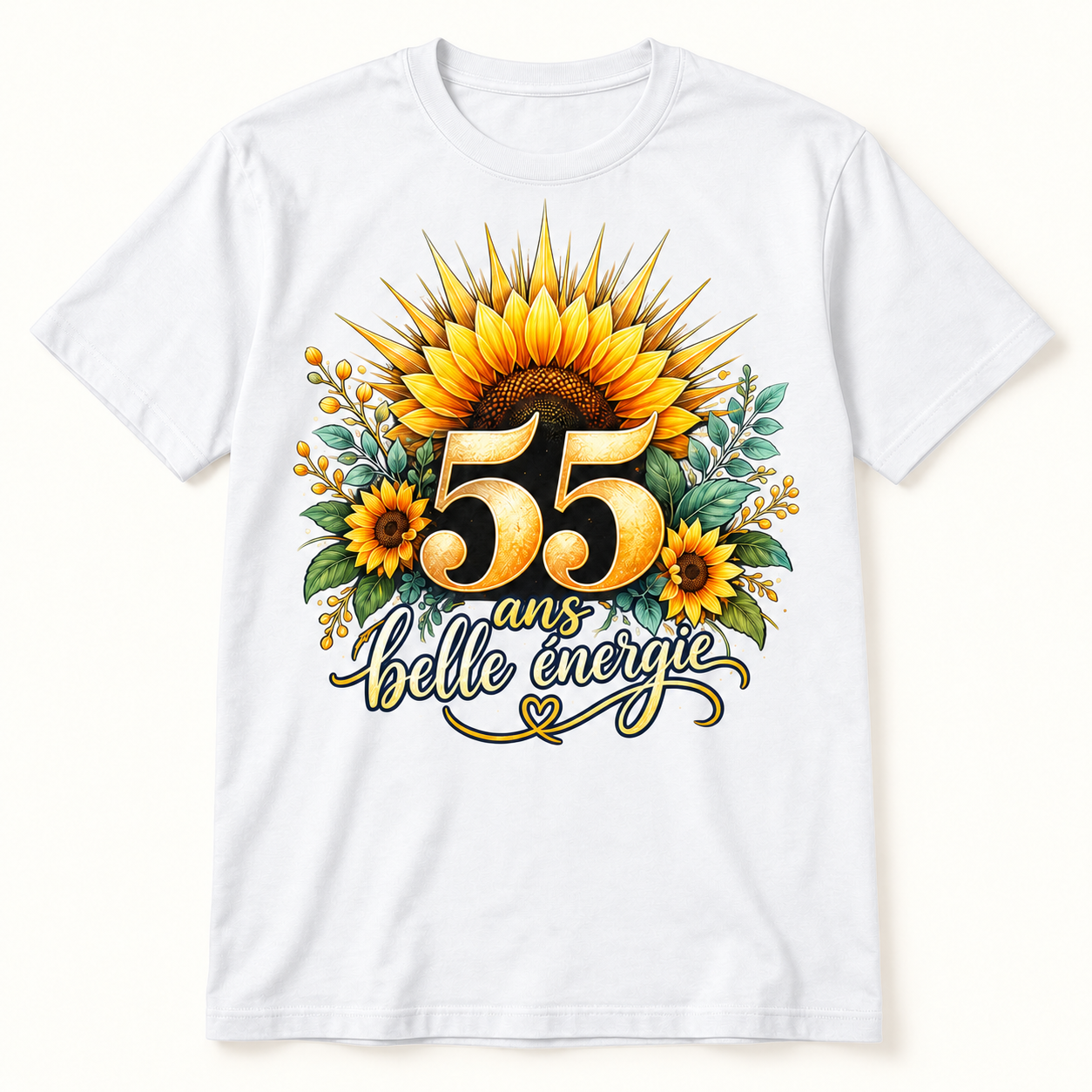 T-shirt 55 ans belle énergie – Image 2