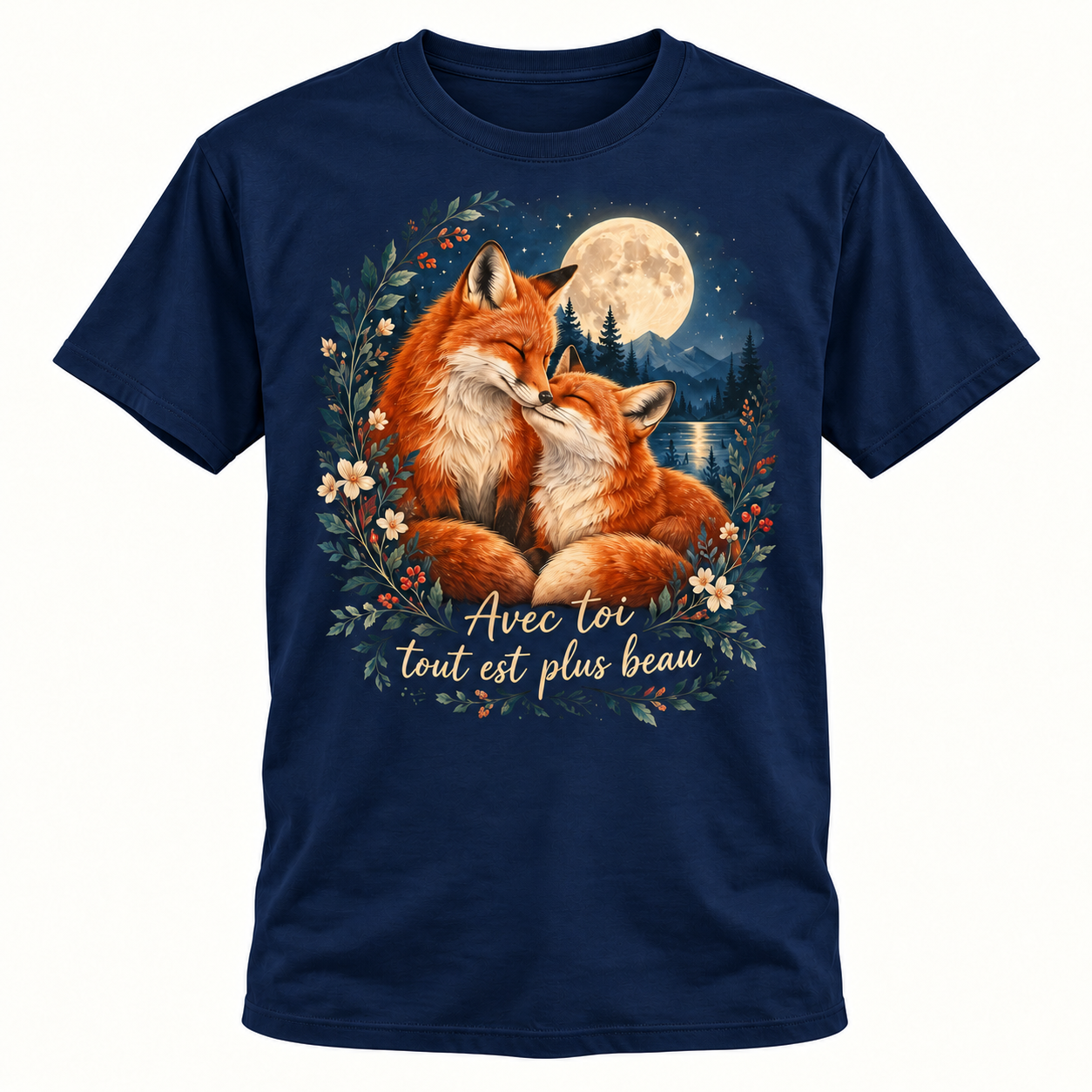 T-shirt Avec toi tout est plus beau – Image 5