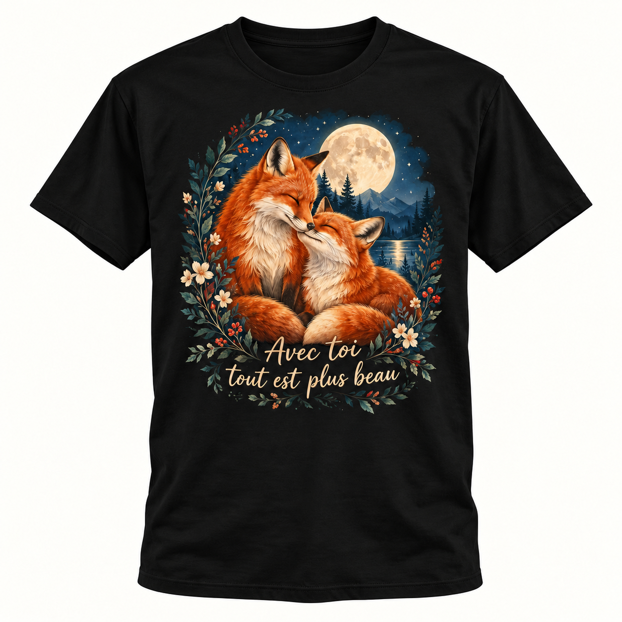 T-shirt Avec toi tout est plus beau – Image 3