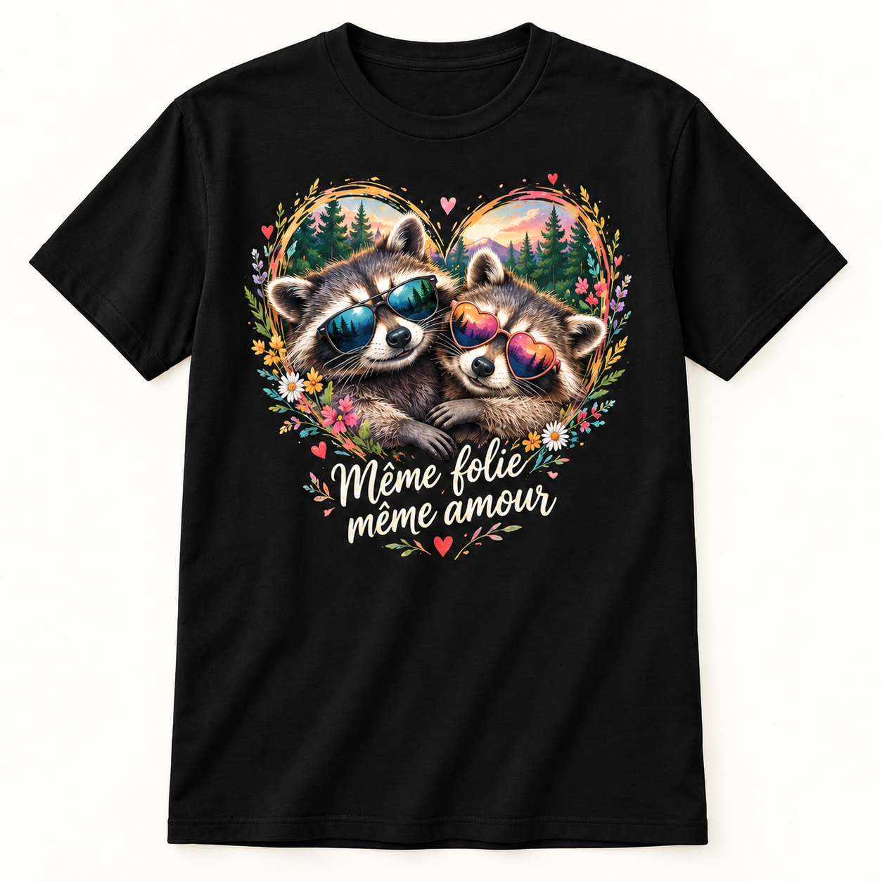 T-shirt Même folie même amour – Image 3