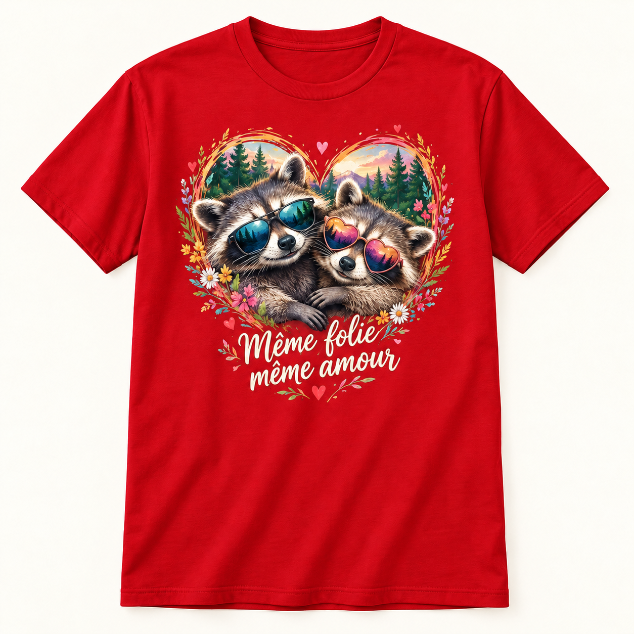 T-shirt Même folie même amour – Image 4