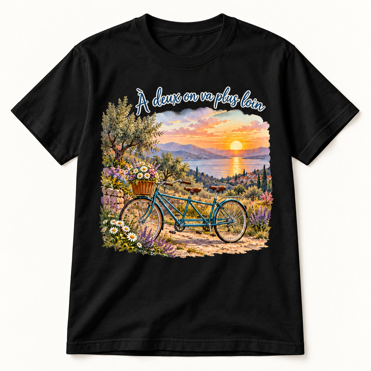 T-shirt À deux on va plus loin – Image 2