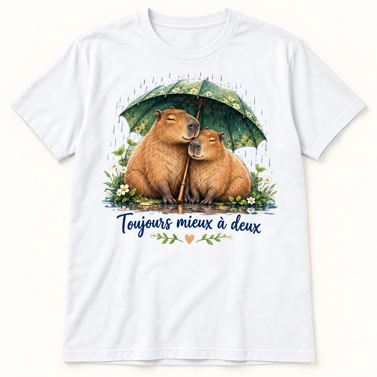 T-shirt Toujours mieux à deux – Image 2