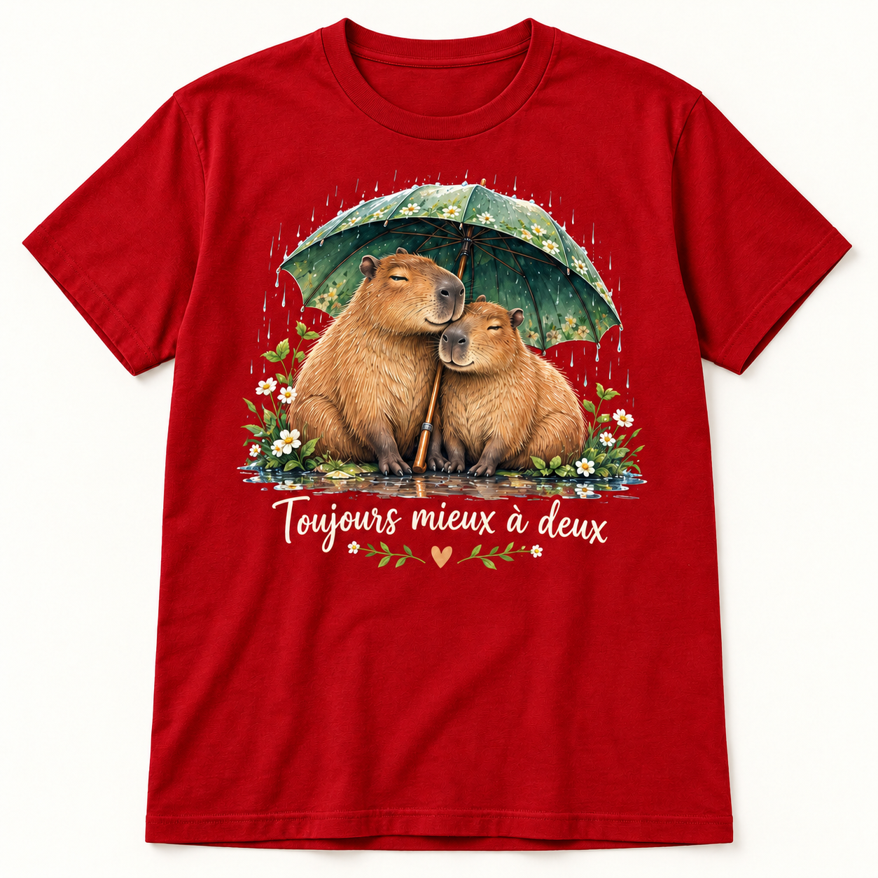 T-shirt Toujours mieux à deux – Image 3