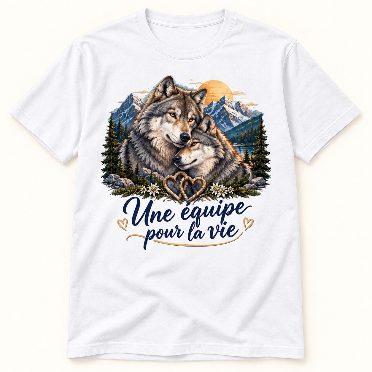 T-shirt Une équipe pour la vie – Image 2
