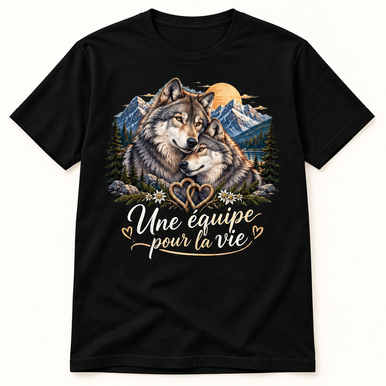 T-shirt Une équipe pour la vie – Image 3