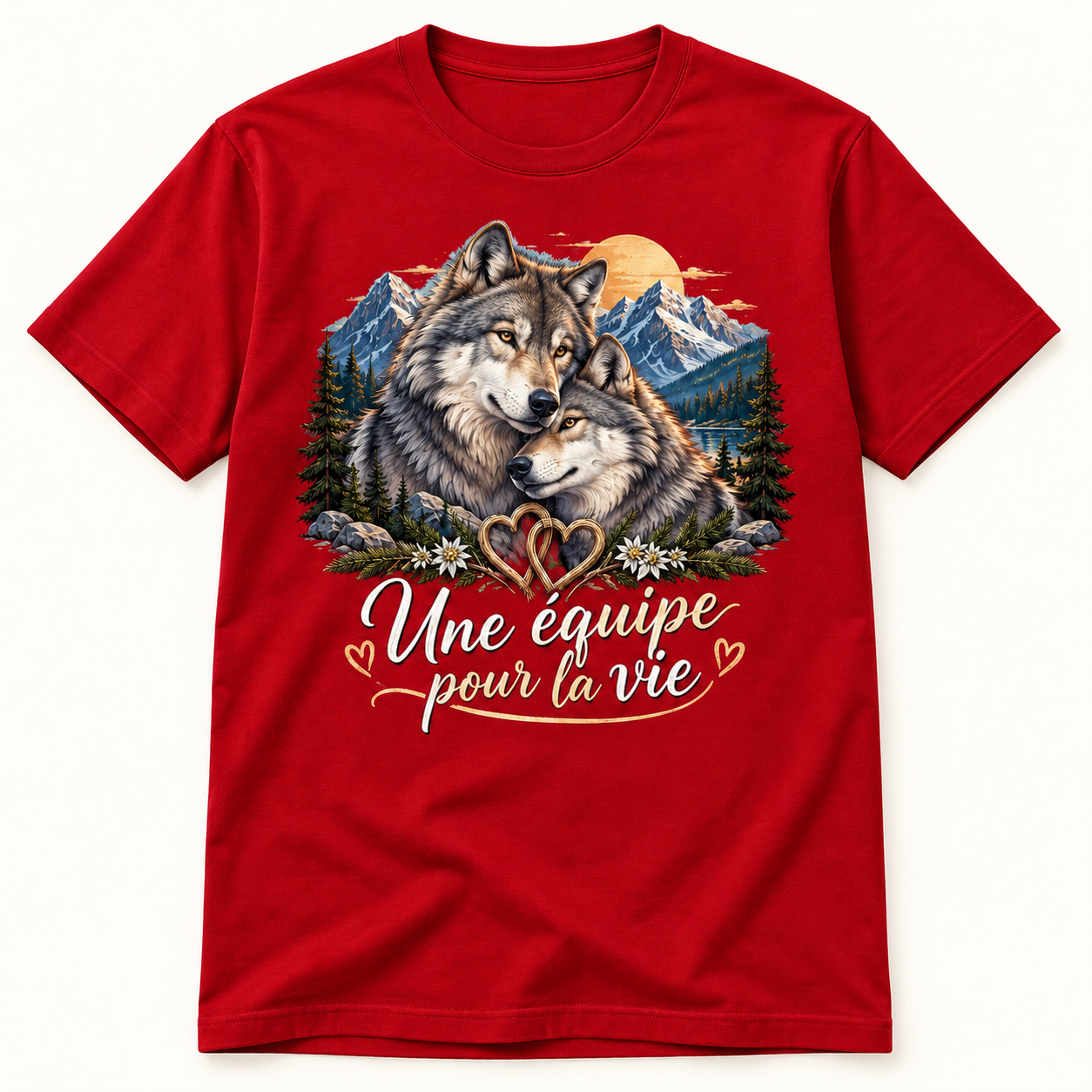 T-shirt Une équipe pour la vie – Image 4