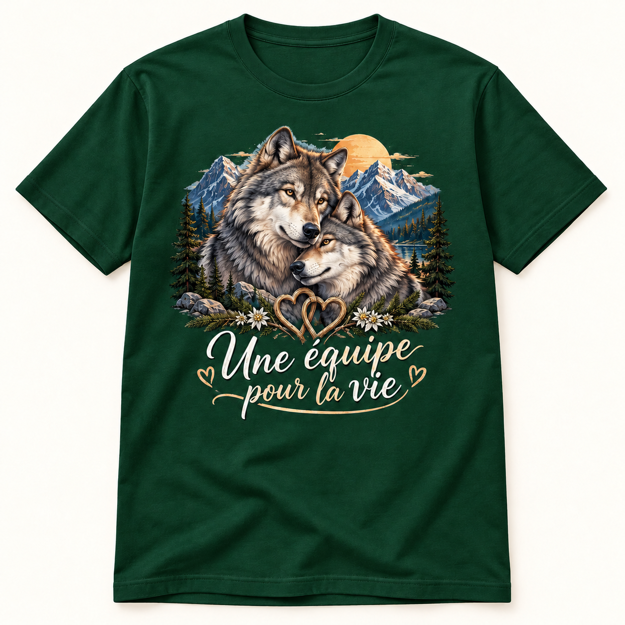 T-shirt Une équipe pour la vie – Image 5