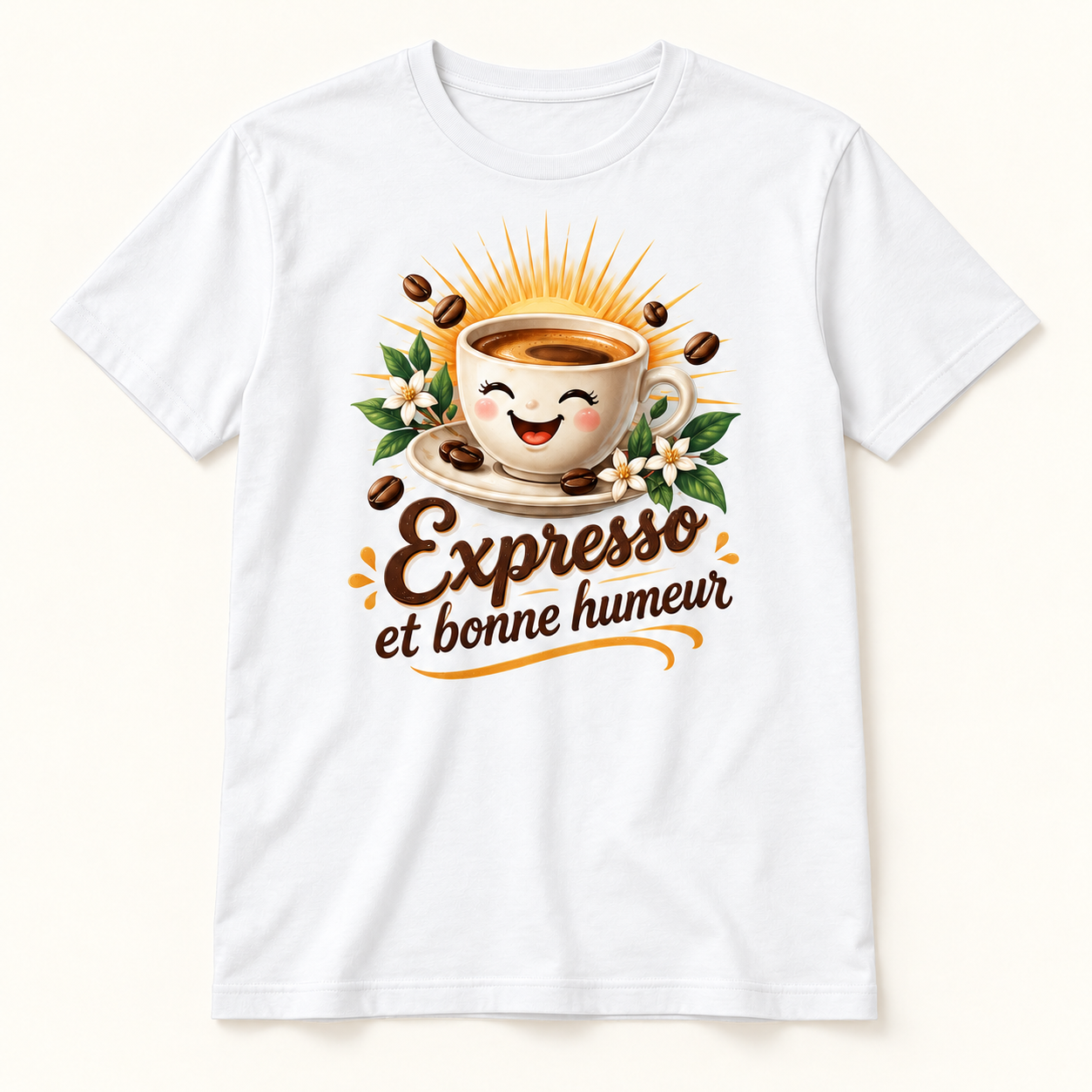 T-shirt Expresso et bonne humeur – Image 2