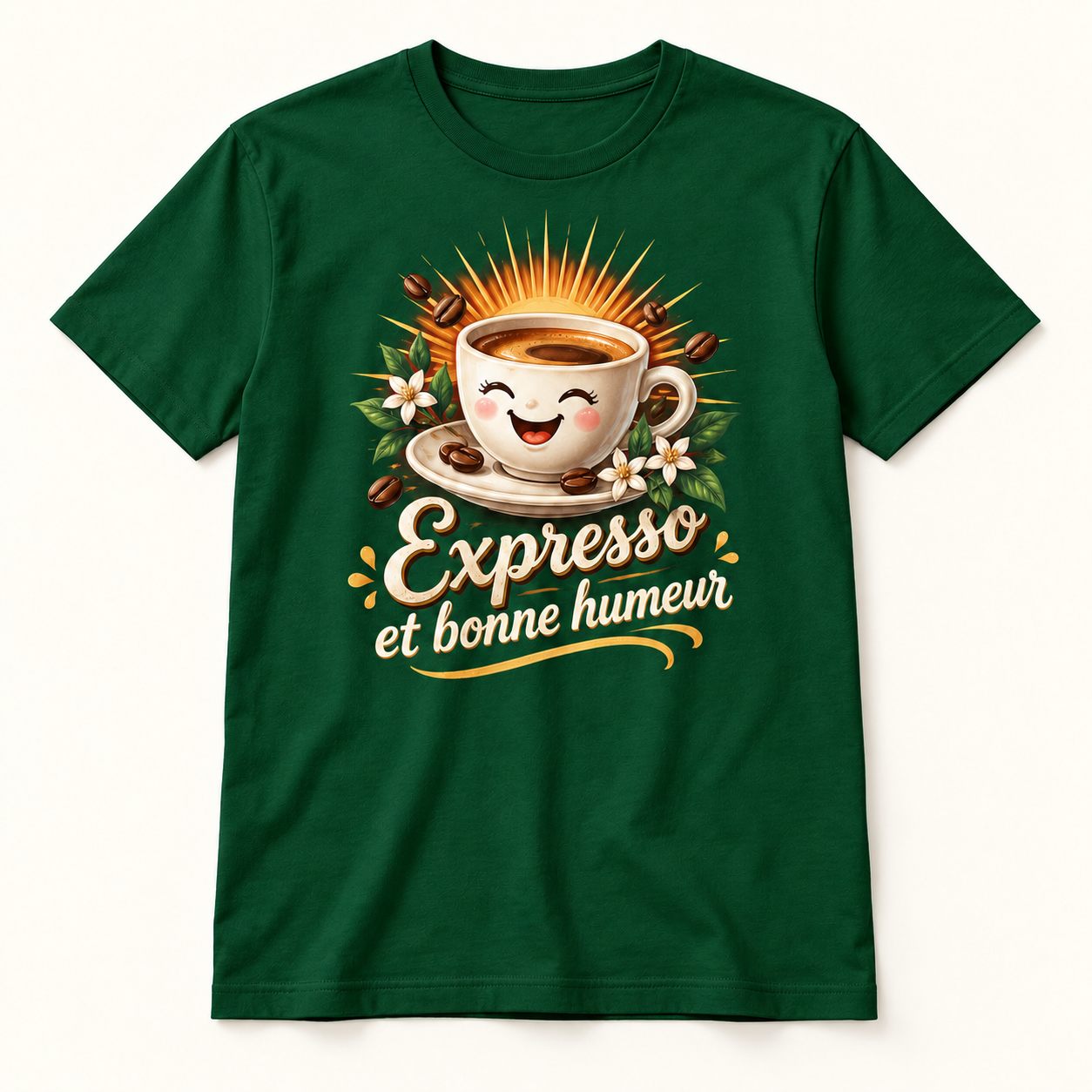 T-shirt Expresso et bonne humeur – Image 4