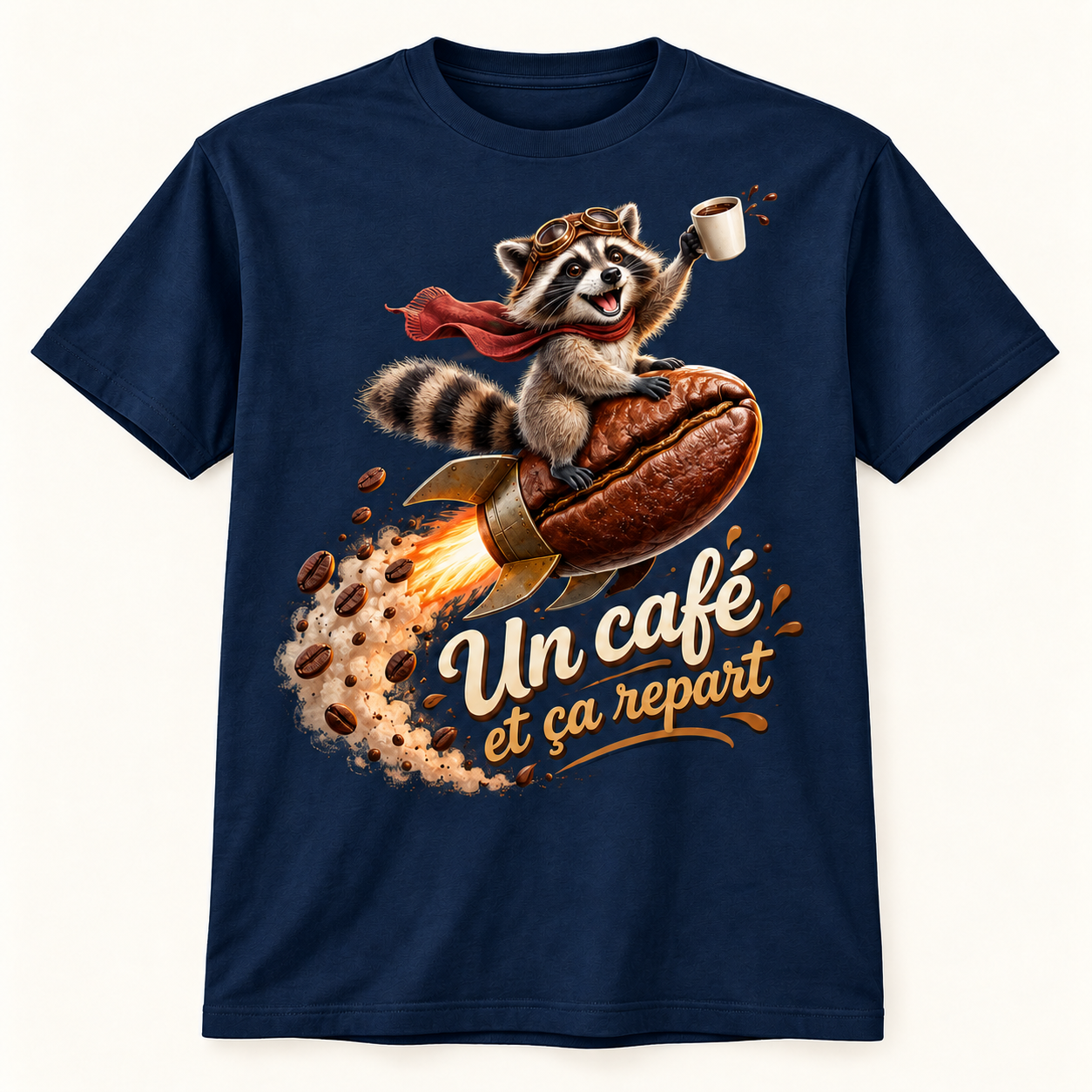 T-shirt Un café et ça repart – Image 5