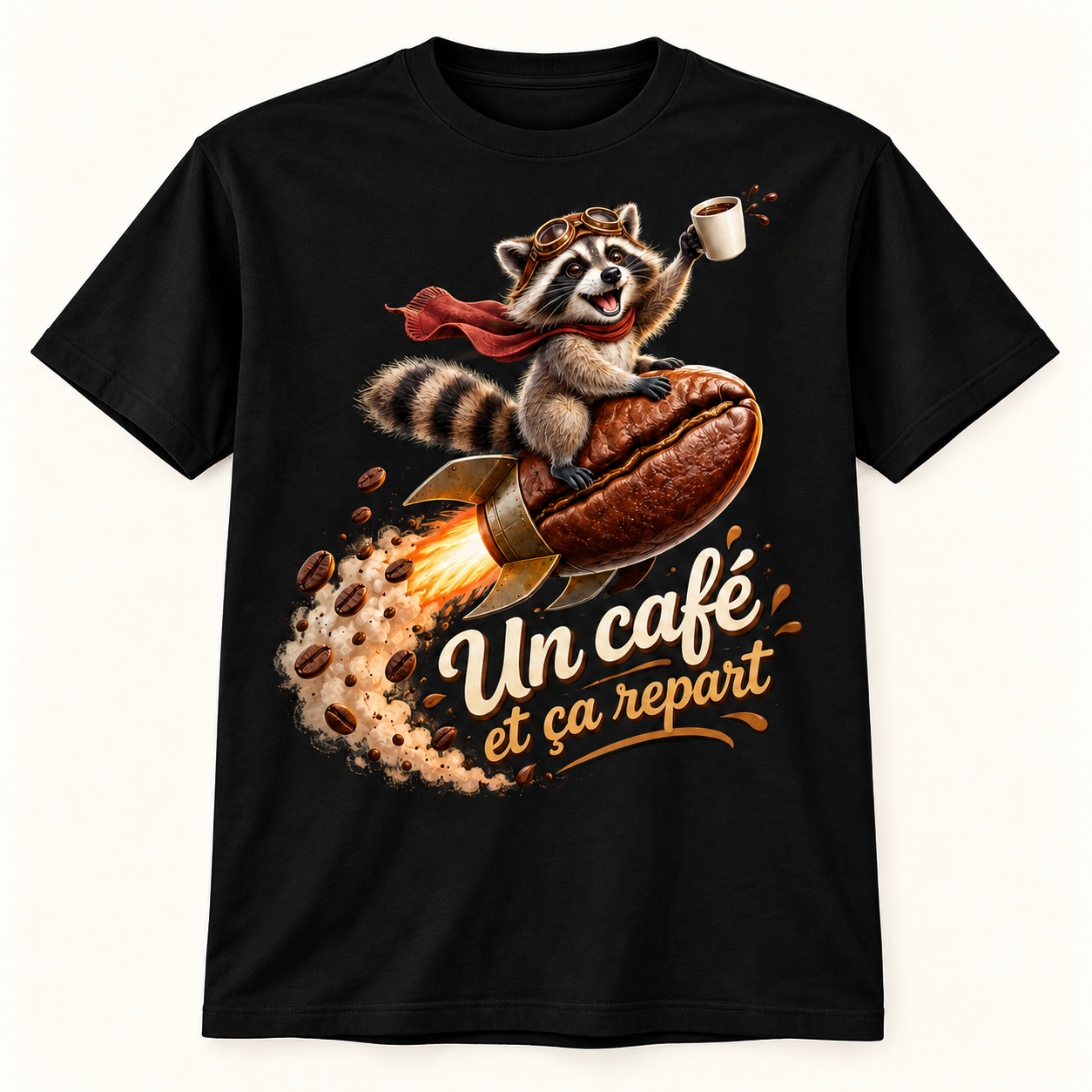 T-shirt Un café et ça repart – Image 3