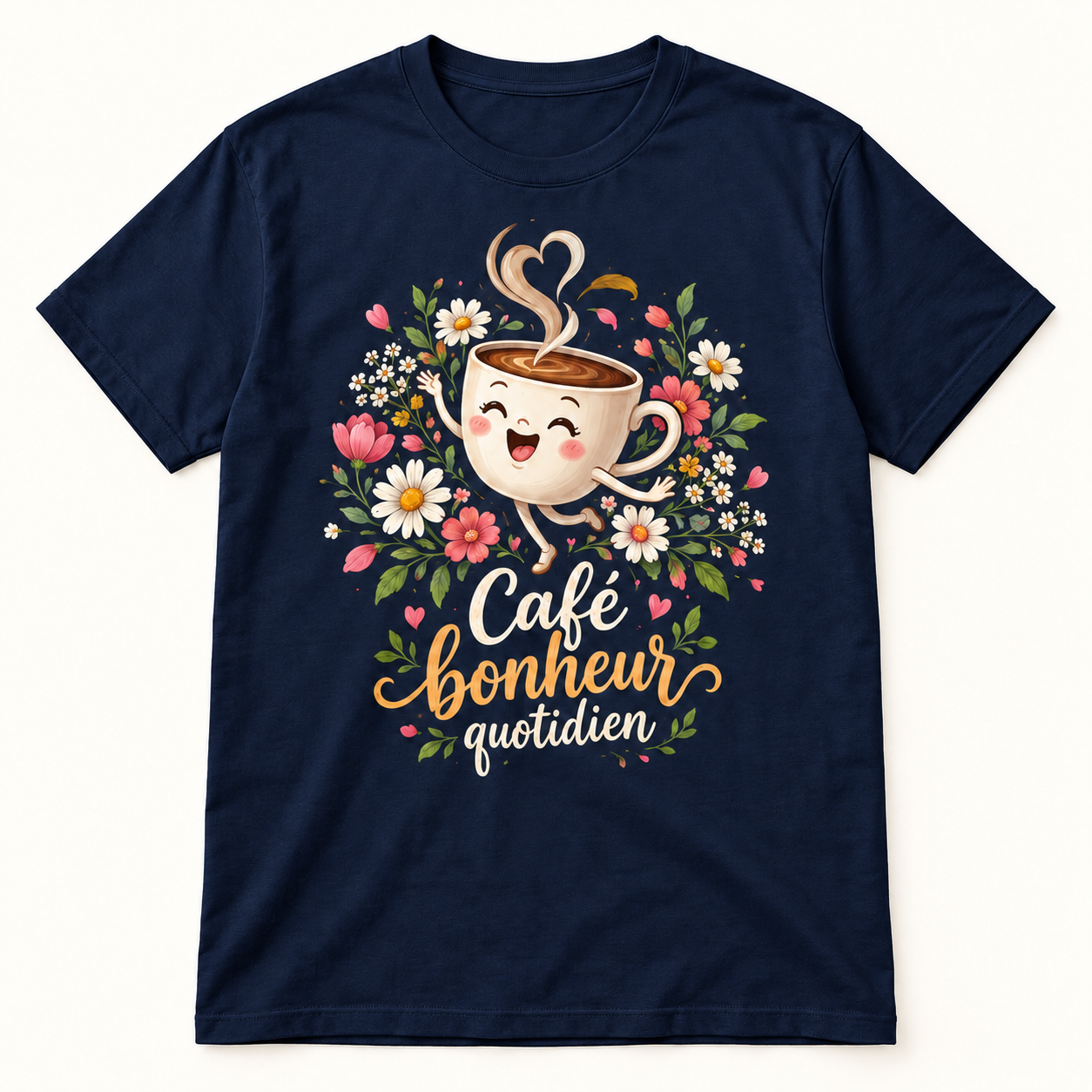 T-shirt Café bonheur quotidien – Image 5