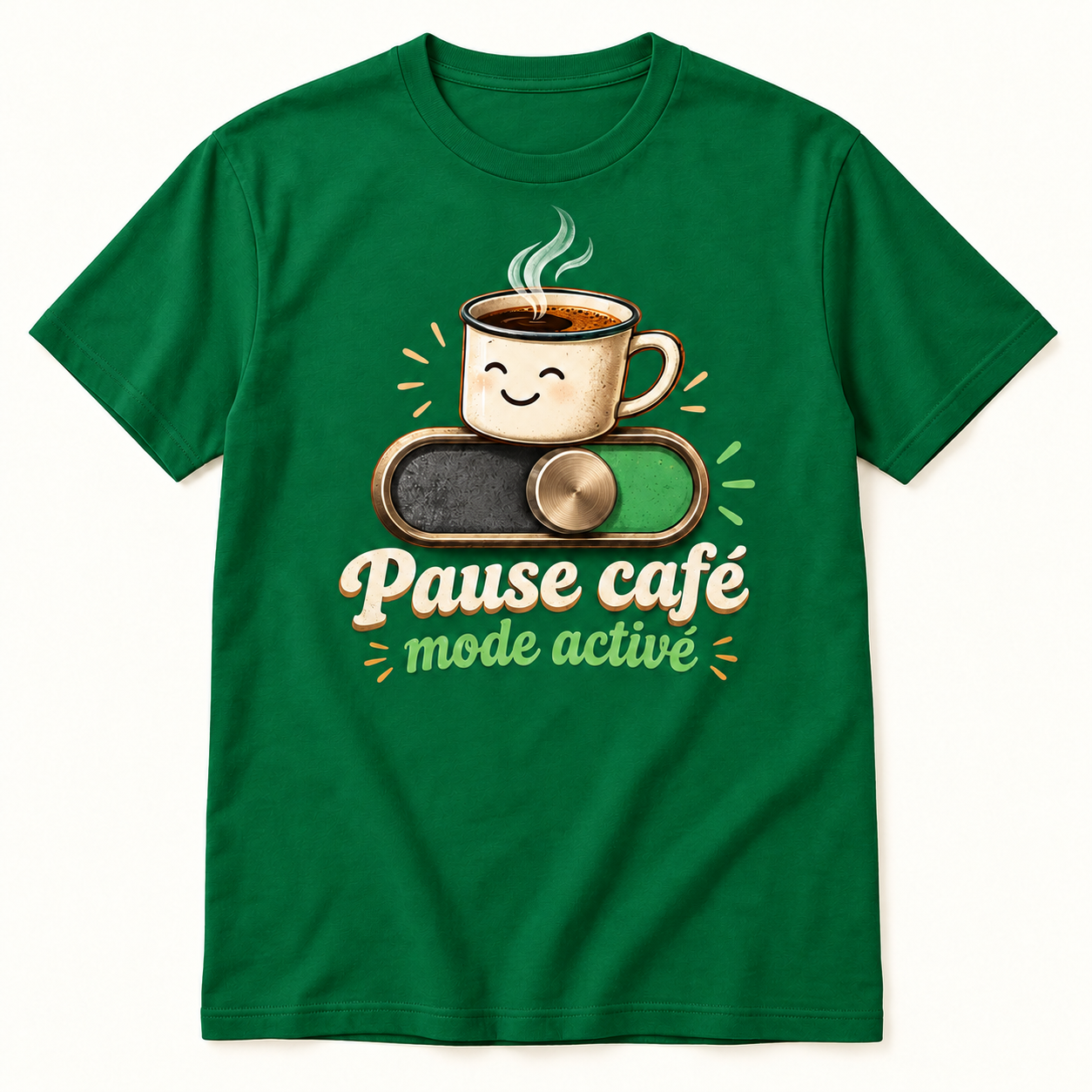 T-shirt Pause café mode activé – Image 5