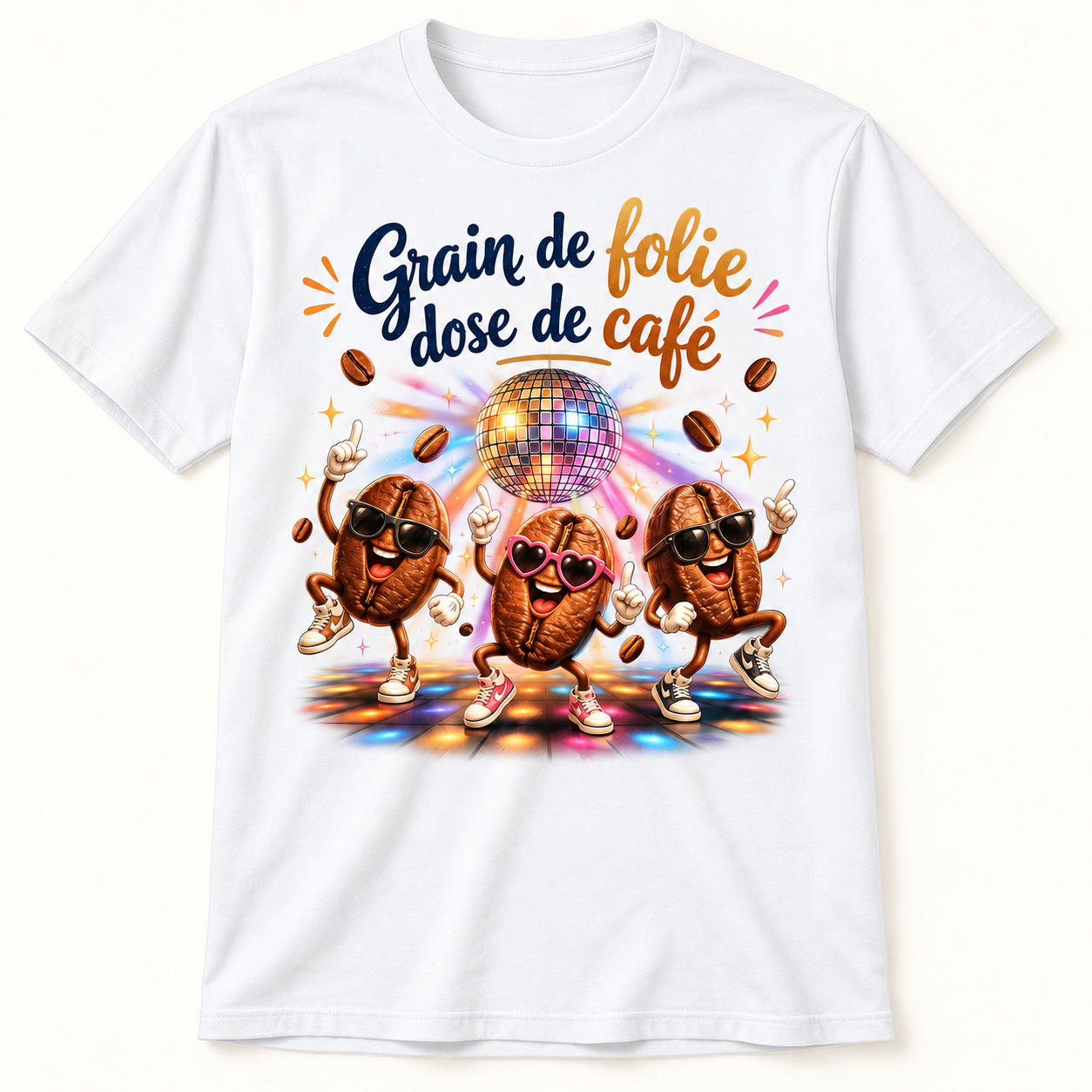 T-shirt Grain de folie dose de café – Image 2
