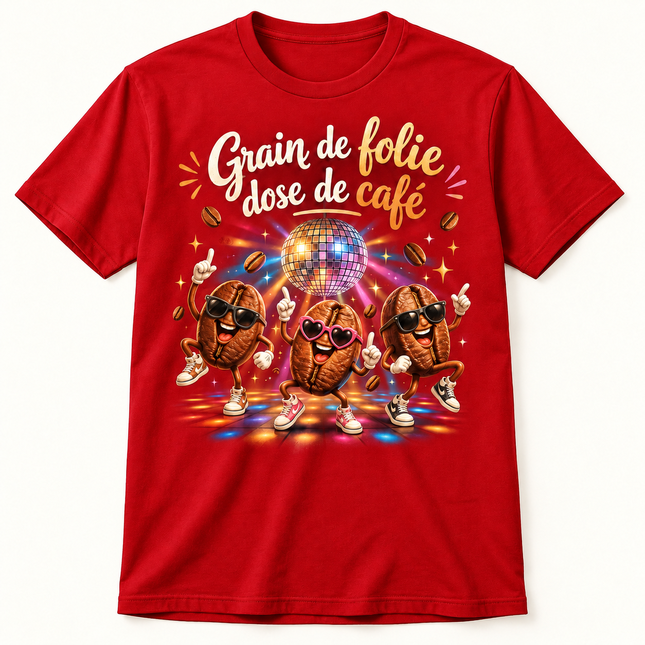 T-shirt Grain de folie dose de café – Image 3