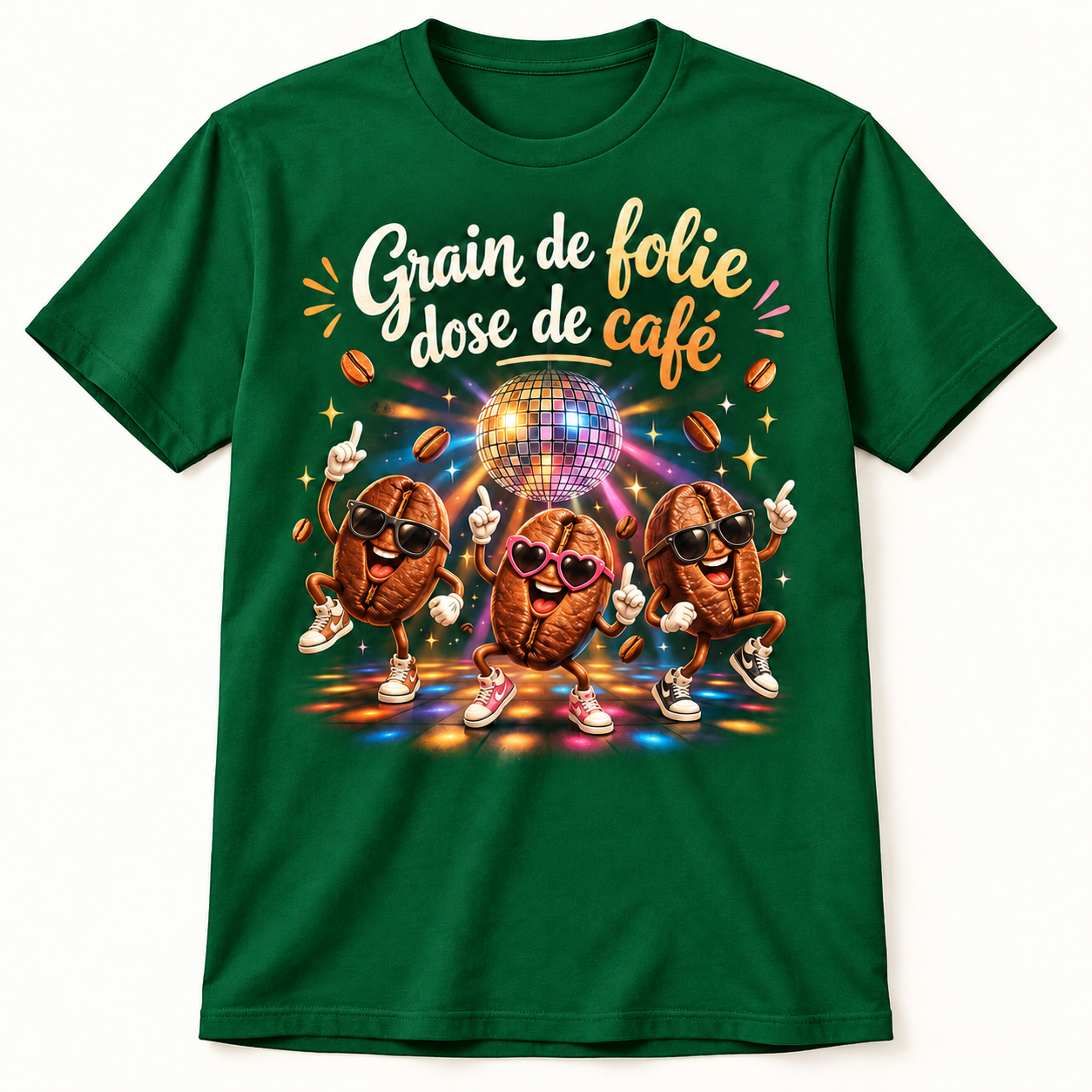 T-shirt Grain de folie dose de café – Image 4