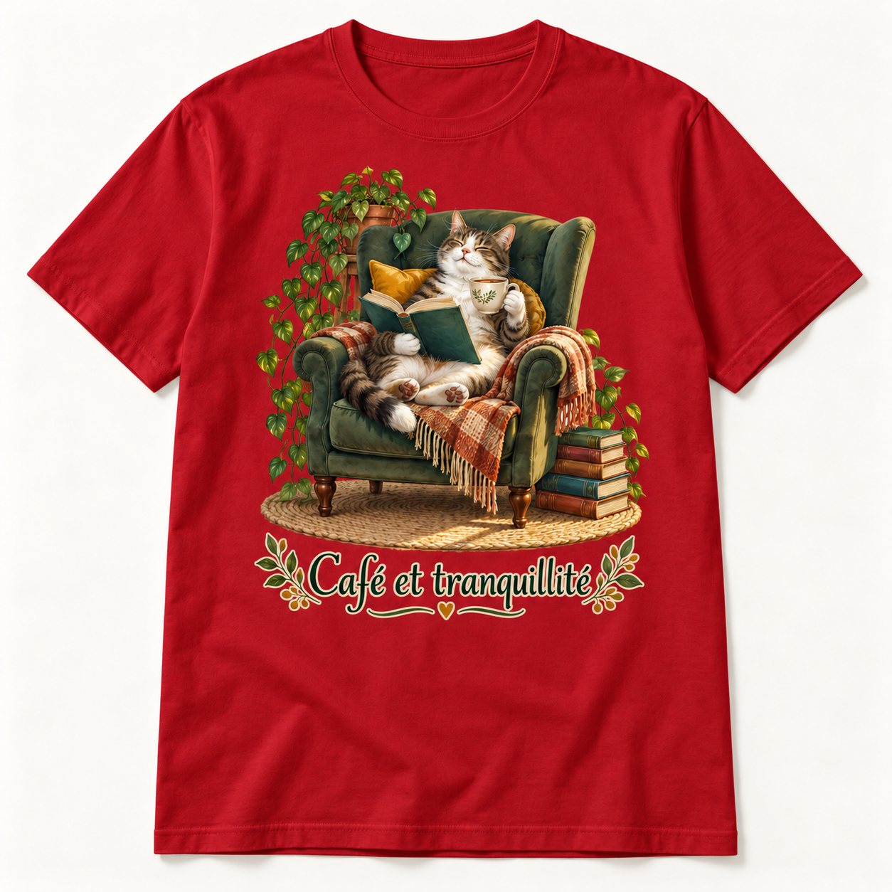 T-shirt Café et tranquillité – Image 3