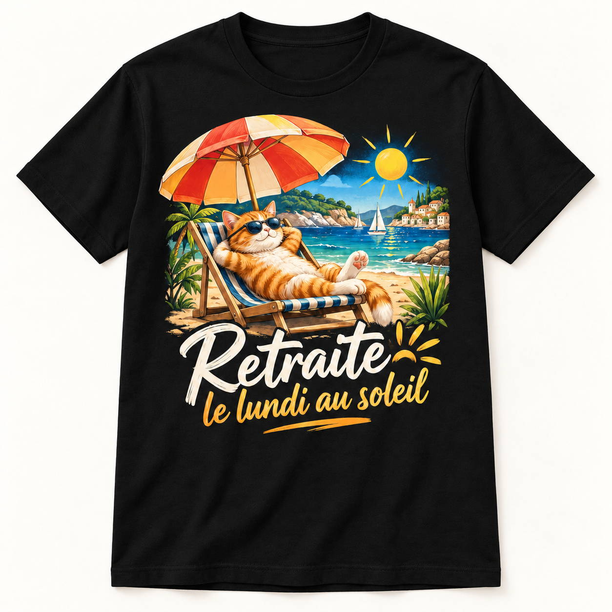T-shirt Retraite le lundi au soleil – Image 3