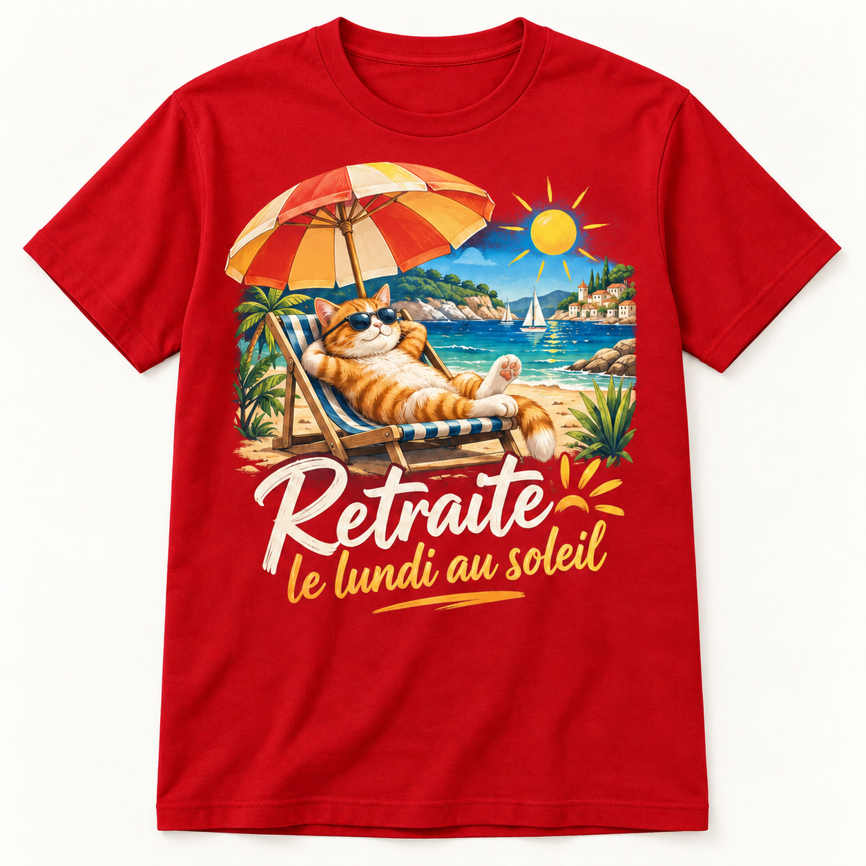 T-shirt Retraite le lundi au soleil – Image 4
