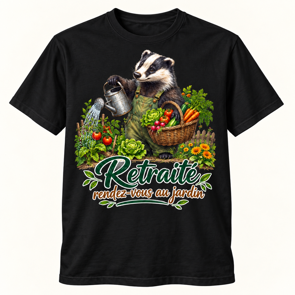 T-shirt Retraité rendez-vous au jardin – Image 2